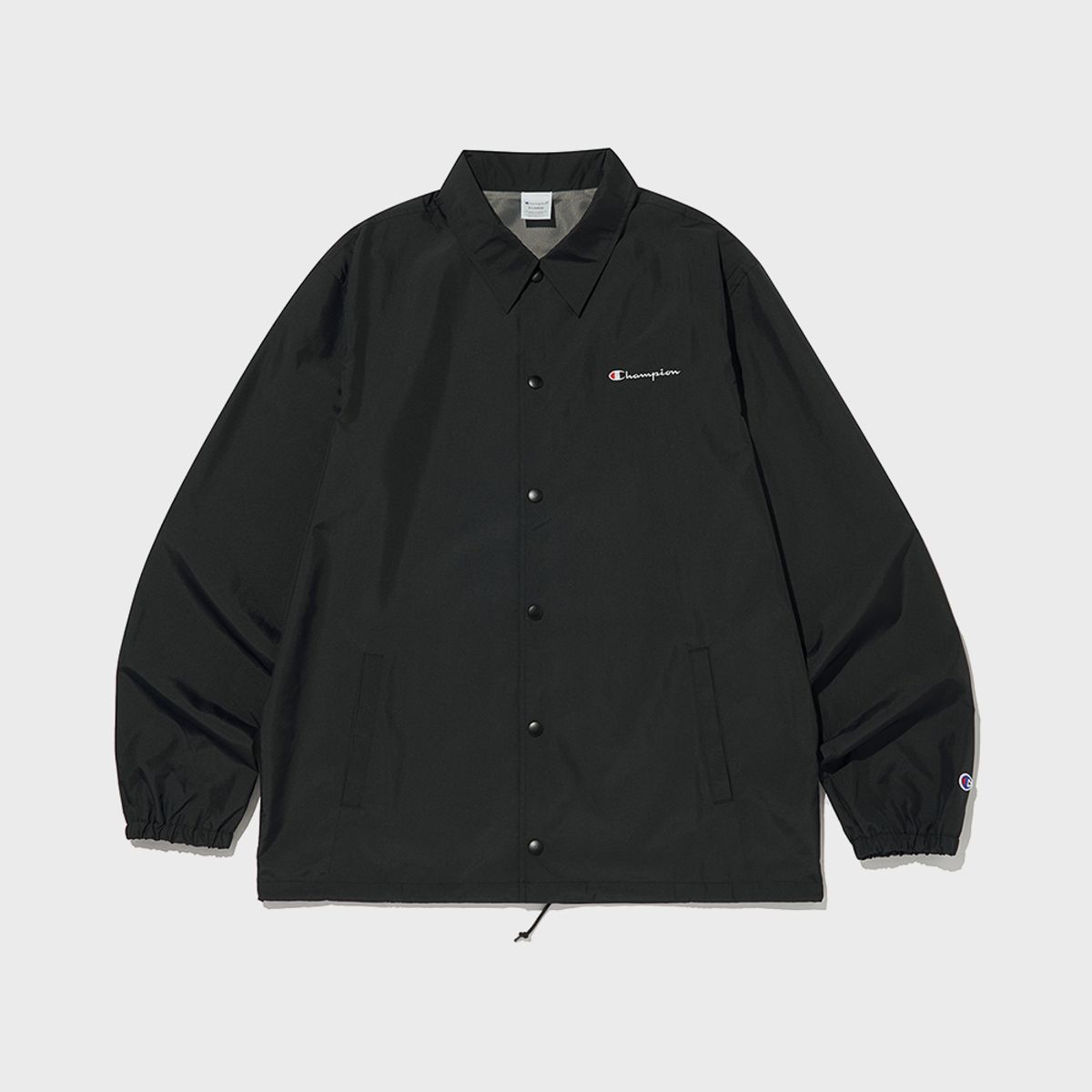 챔피온(CHAMPION) 폴리에스터 메쉬 안감 코치 재킷 Black