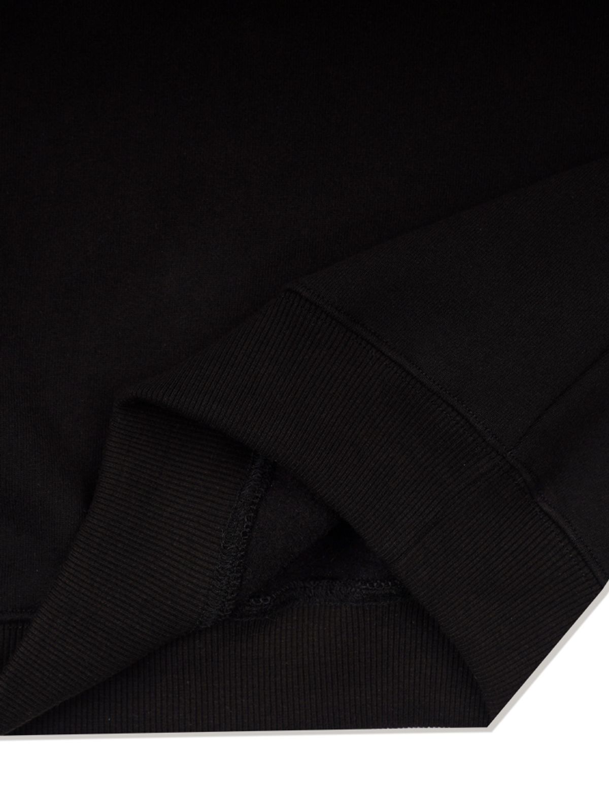 라 메종 스튜디오(LA MAISON STUDIO) [기모]UNISEX 럭비팀 저지 헤비테리 브이넥 맨투맨 블랙(FCE4TS653K)