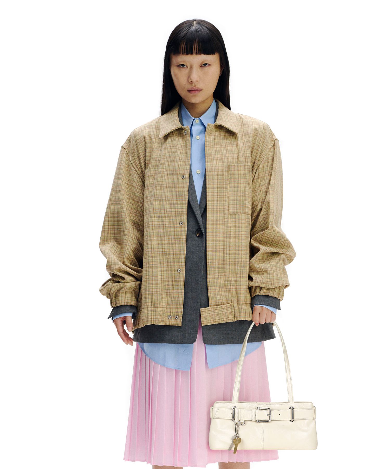 MUSINSA | OSOI SHOULDER BROCLE MINI [STONE CREAM]