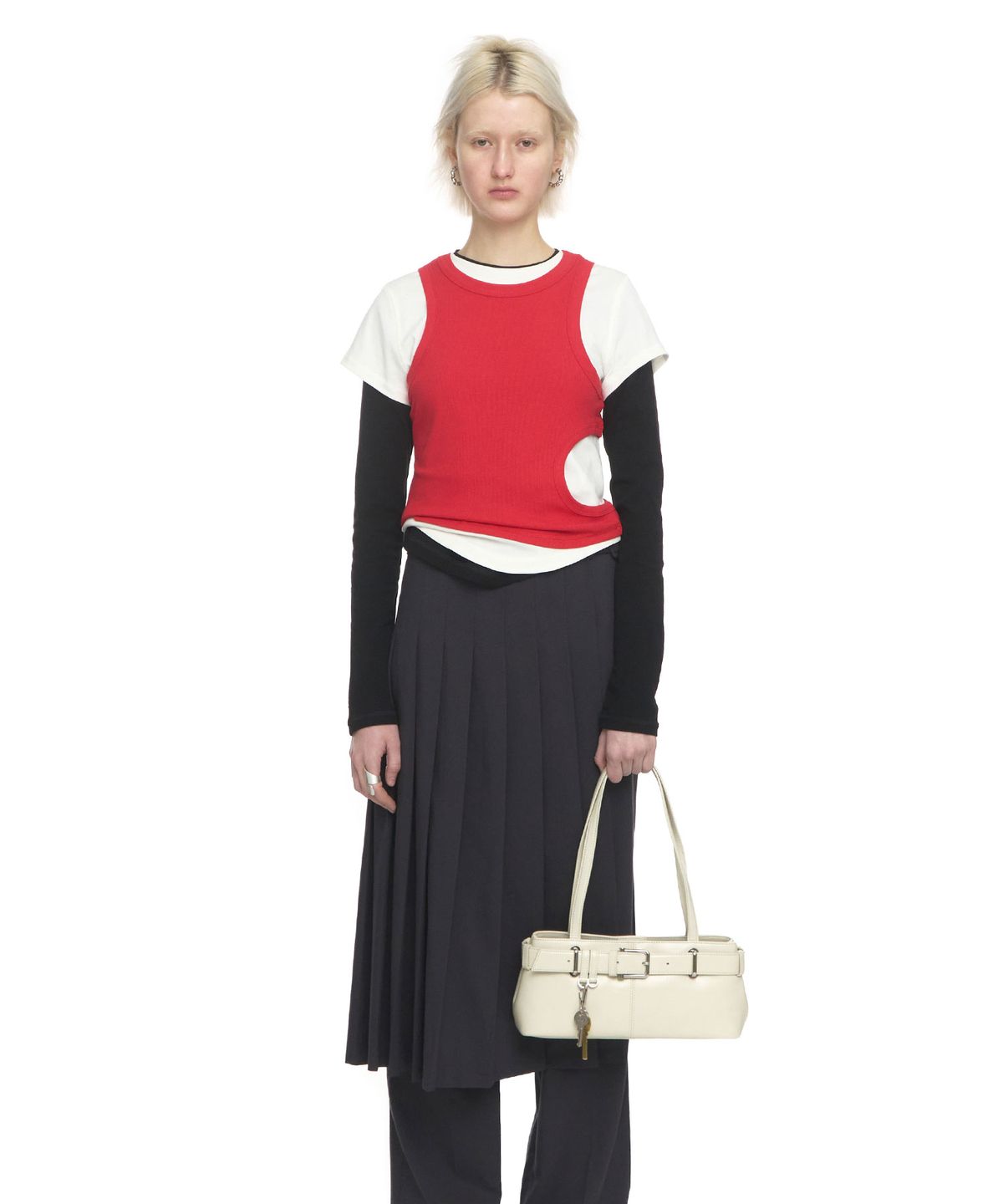 오소이(OSOI) SHOULDER BROCLE MINI [STONE CREAM]