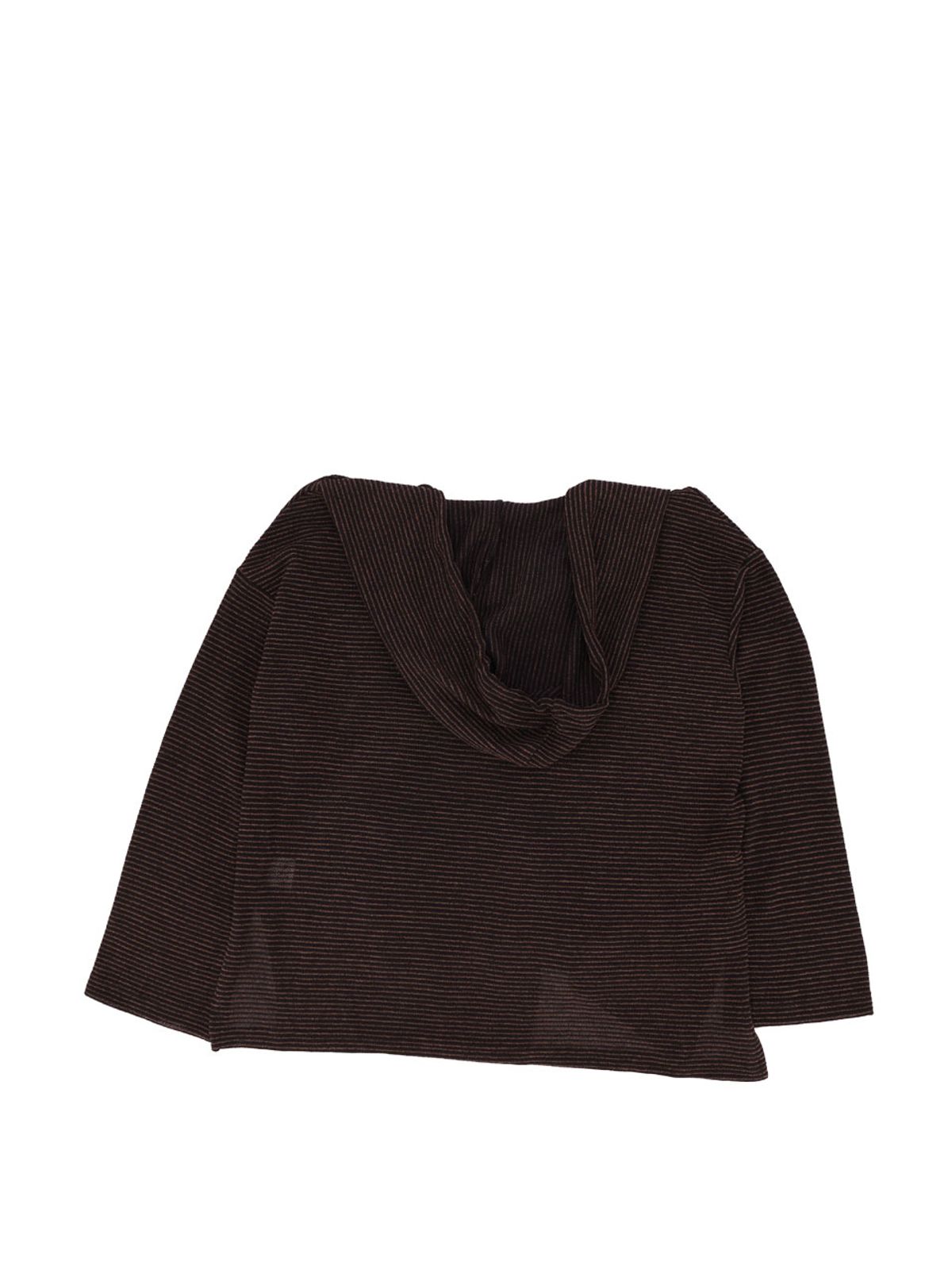 쎄쎄쎄(SETSETSET) BOHEMIAN LACE-UP KNIT TOP (BLACK)