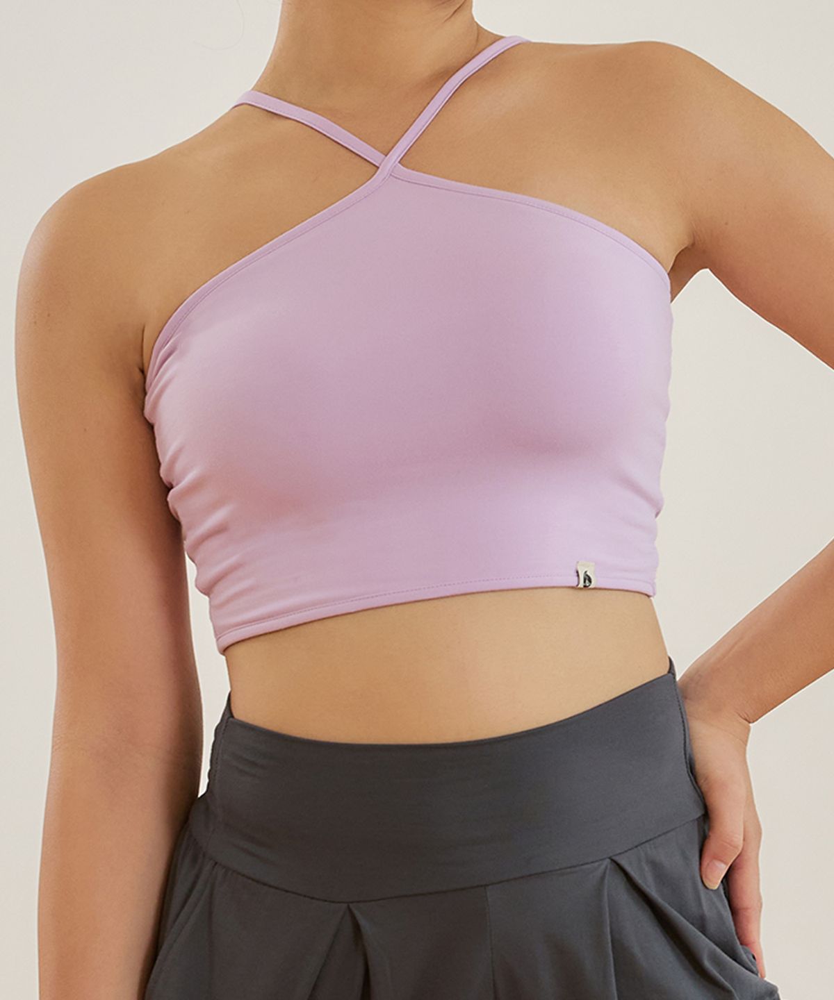 스토리요가(STORYOGA) 브릭샤 뱀부 홀터넥 브라탑