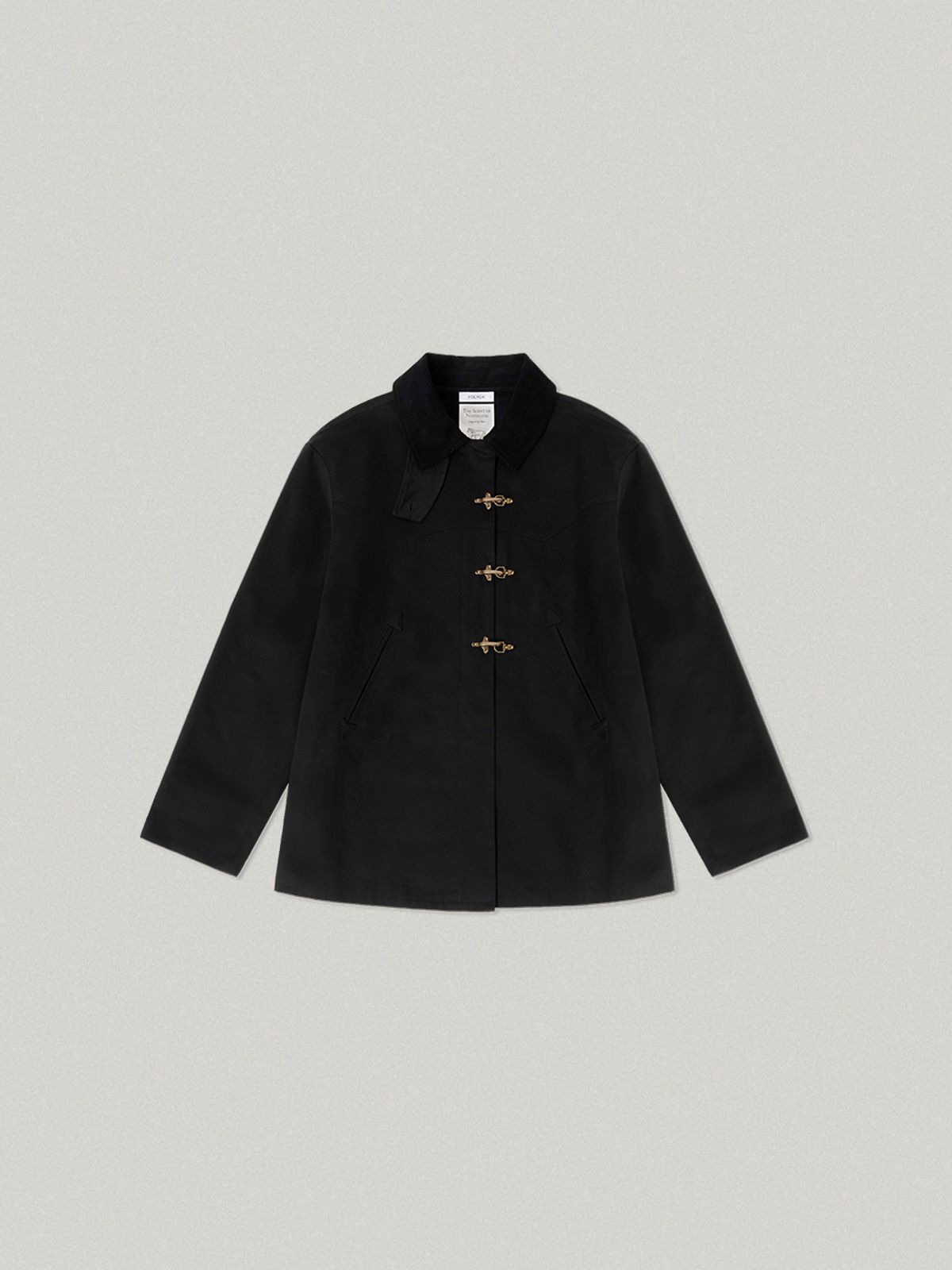 폴뉴아(FOLNUA) WESTERN WORKWEAR JACKET (BLACK)
