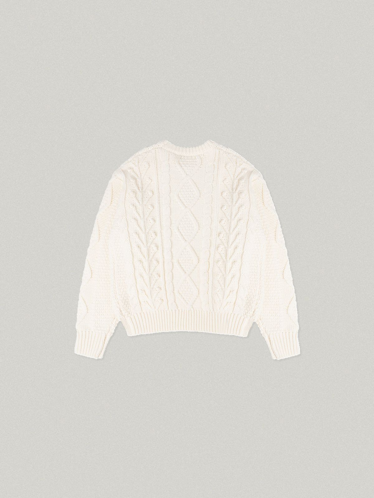폴뉴아(FOLNUA) BUZZI BULKY KNIT [IVORY]