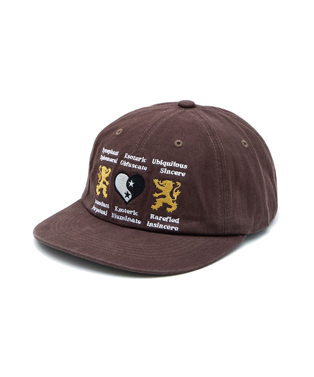 패슬(FASTLE) Lion Heart Washed Cap Brown