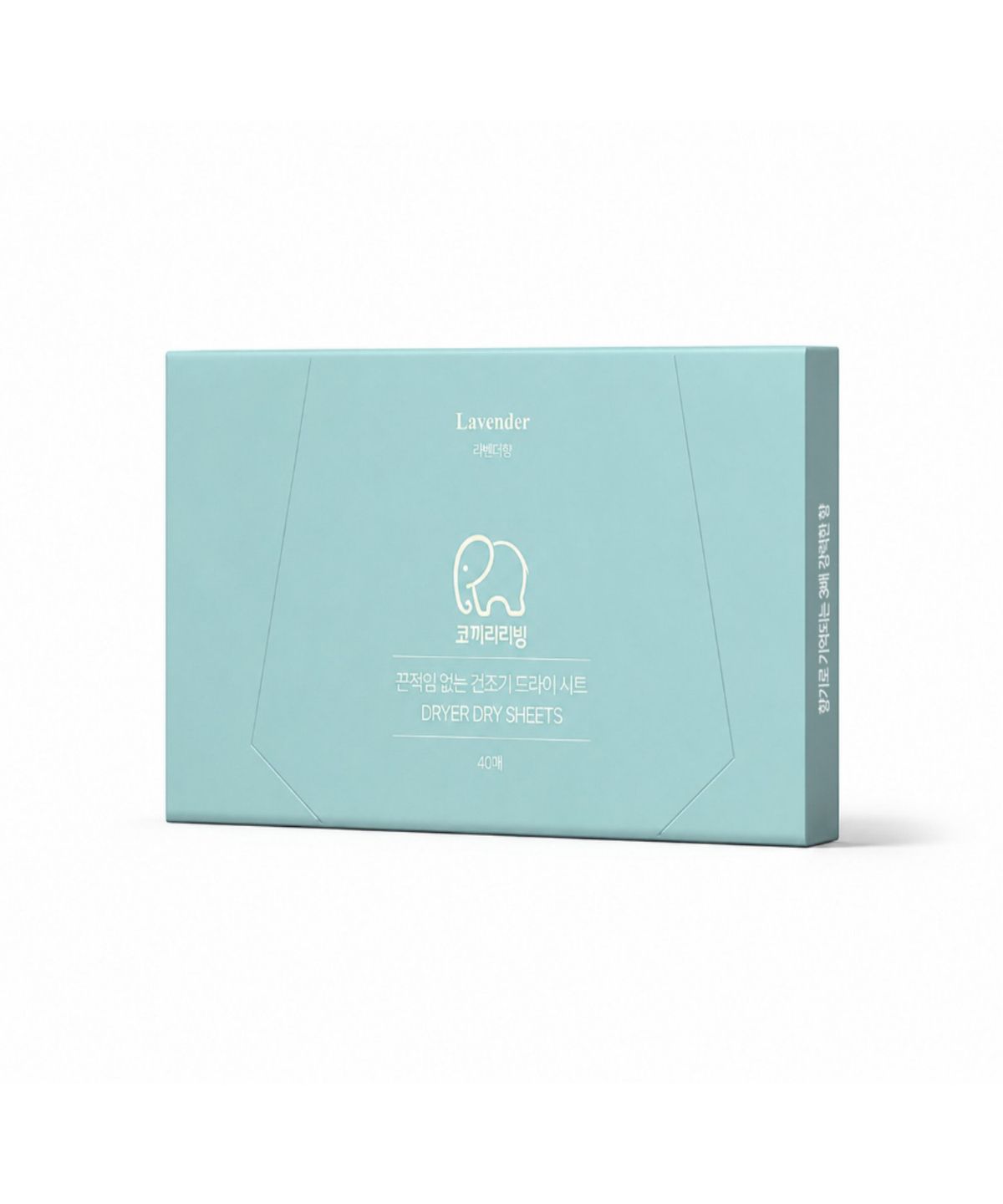 코끼리리빙(KOKIRILIVING) 건조기시트 퍼퓸 드라이 섬유유연제 건조기시트 40매 라벤더향, 체리블라썸향