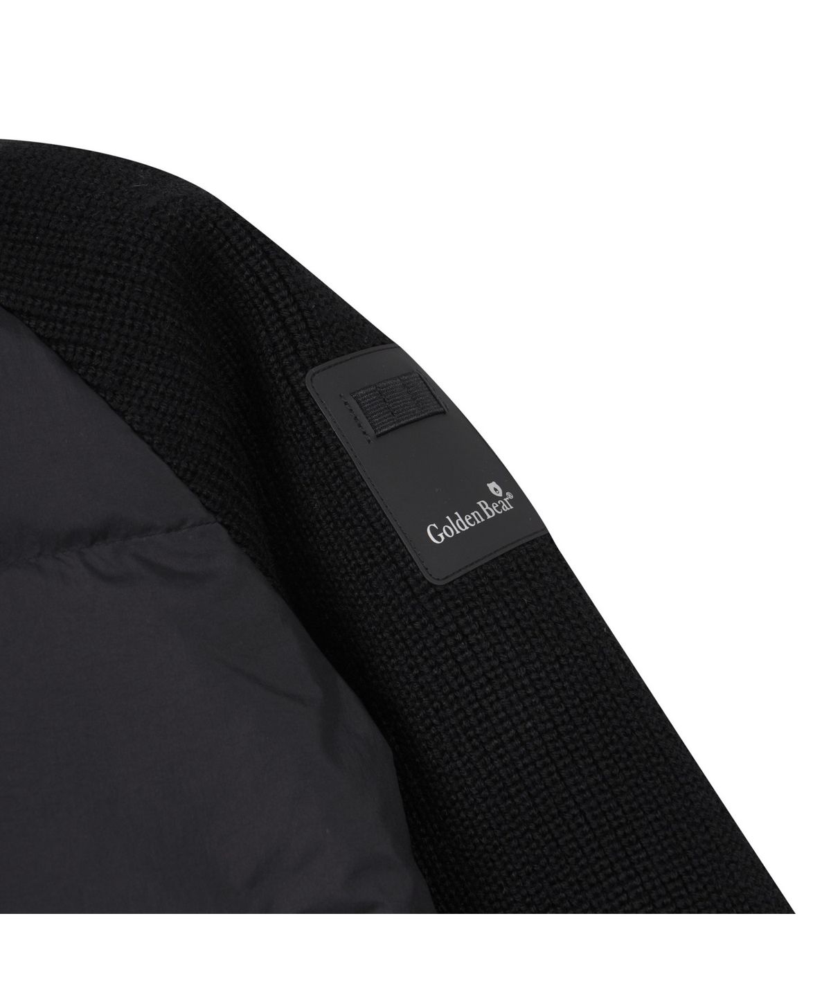 골든베어(GOLDEN BEAR) (WOMEN) Knit Hybrid Full Zip-up Jacket(Black)_G5UAW24832BKX