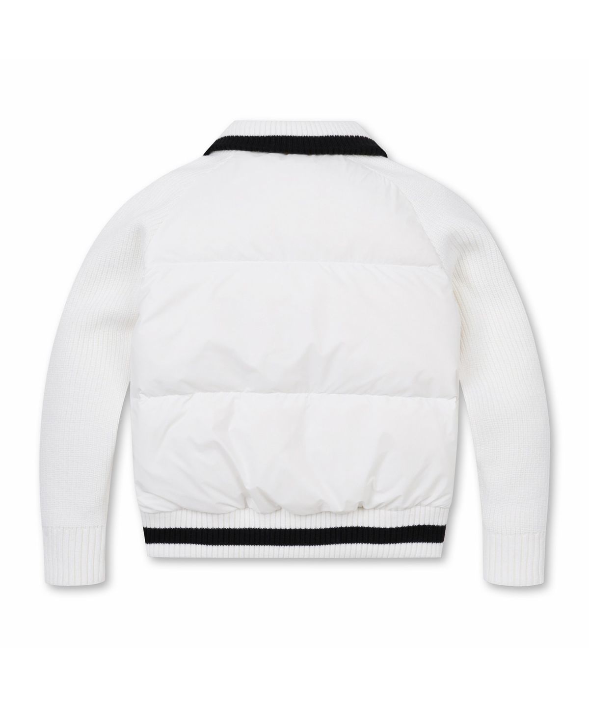 골든베어(GOLDEN BEAR) (WOMEN) Knit Hybrid Full Zip-up Jacket(Ivory)_G5UAW24832IVX