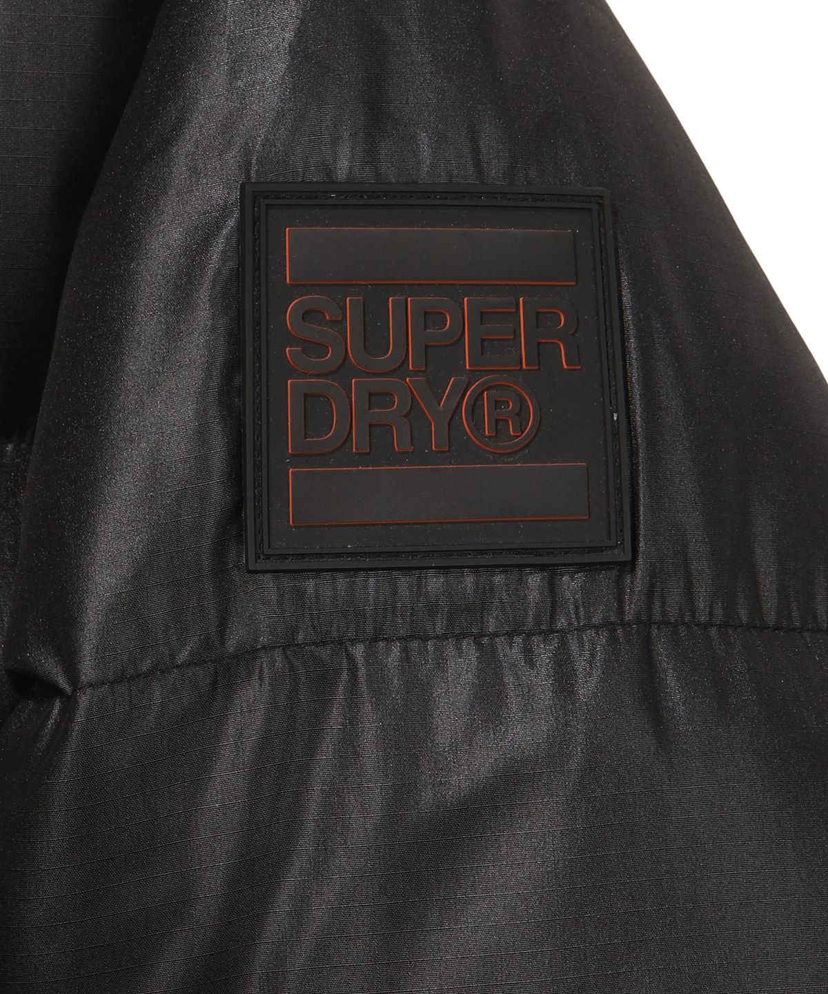 슈퍼드라이(SUPERDRY) W 에센셜 덕다운 숏패딩 블랙
