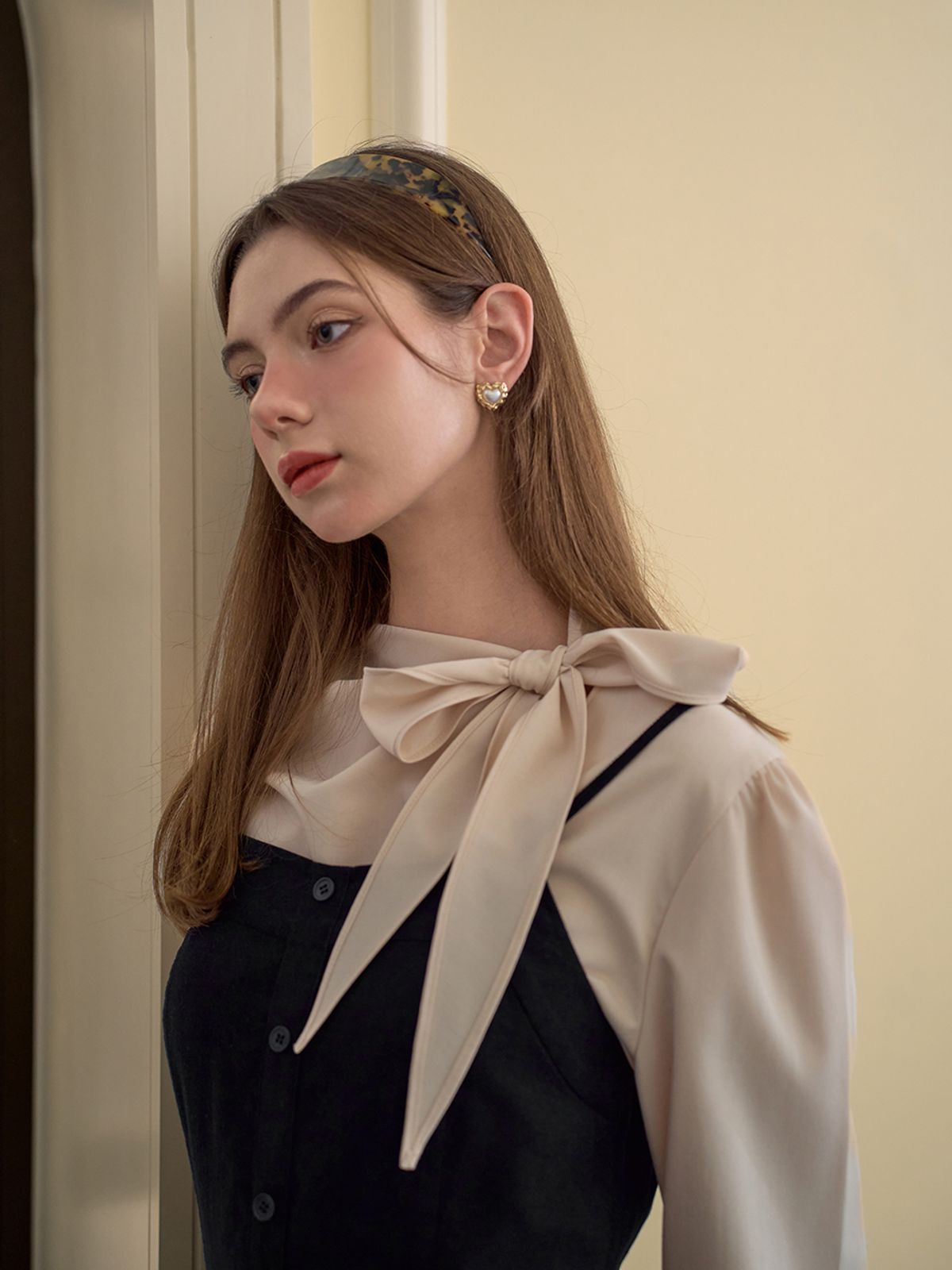 랭앤루(LANGNLU) RUBY Corduroy Dress(루비)_NAVY