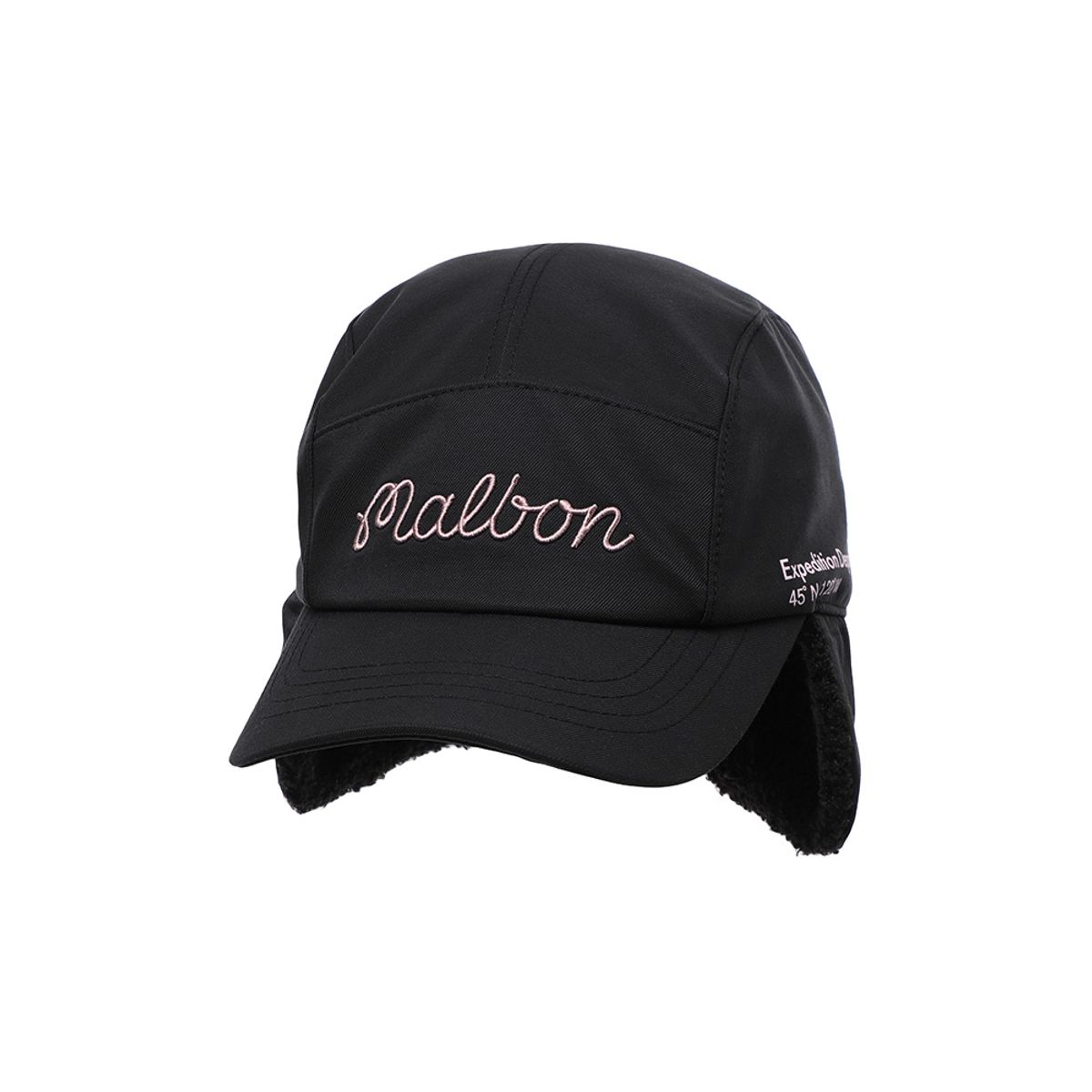 말본 골프(MALBON GOLF) 말본 캔버스 이어 머프캡 BLACK