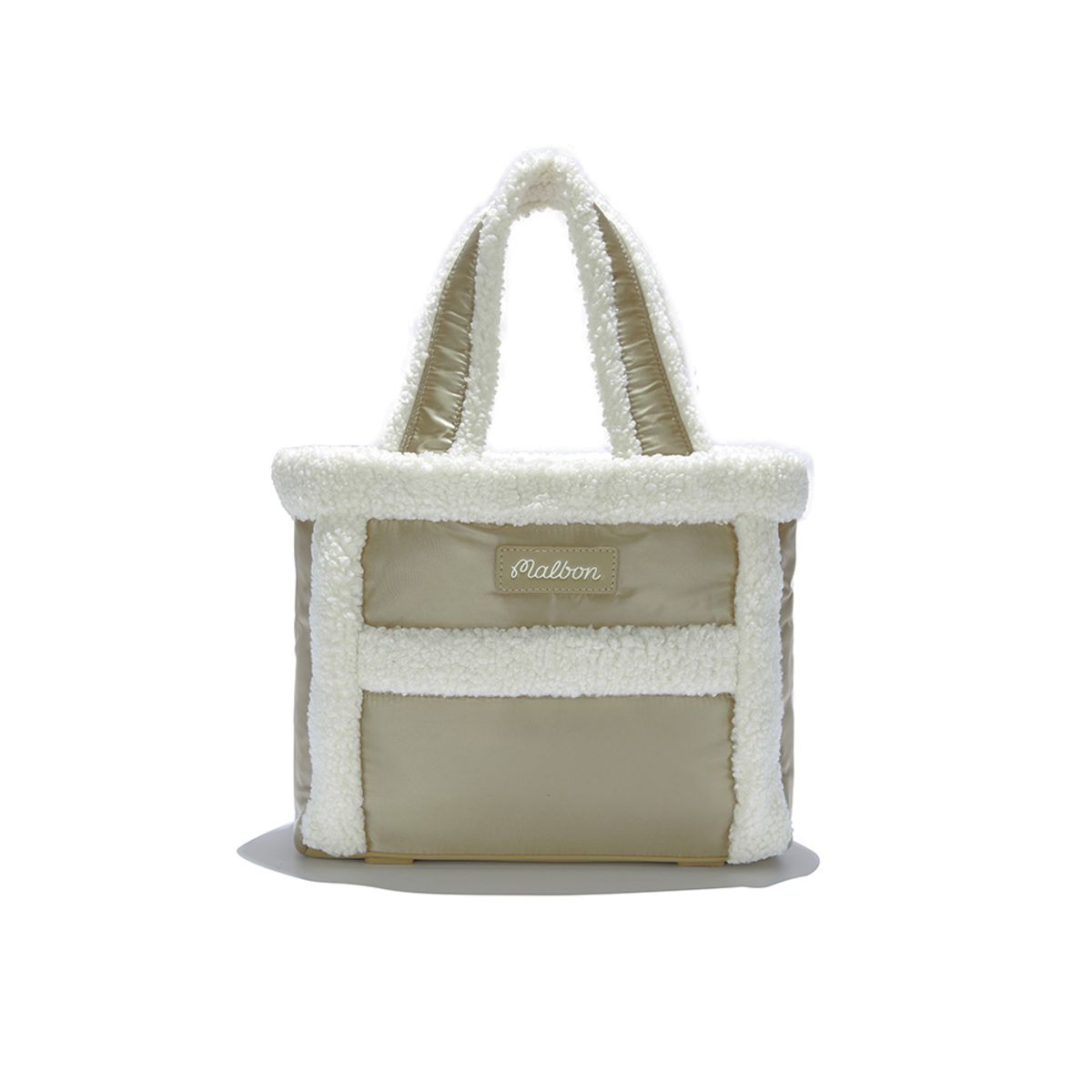 말본 골프(MALBON GOLF) 말본 퀼팅 버킷 토트백 BEIGE (WOMAN)