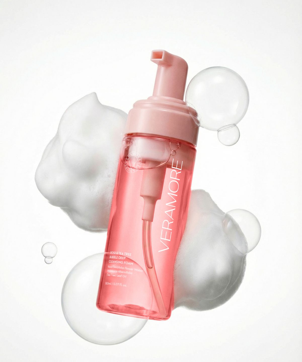 베라모어(VERAMORE) 로즈앤티트리 버블 딥 클렌징 폼 150ml