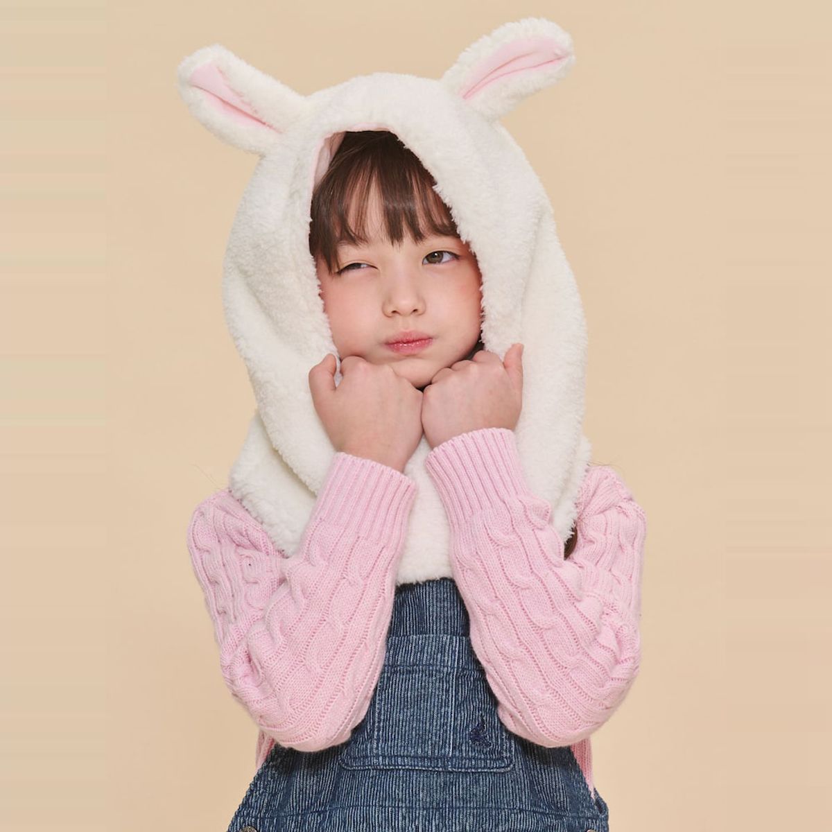 빈폴 키즈(BEANPOLE KIDS) 빙키 바라클라바  아이보리 (BI4X8BU010)