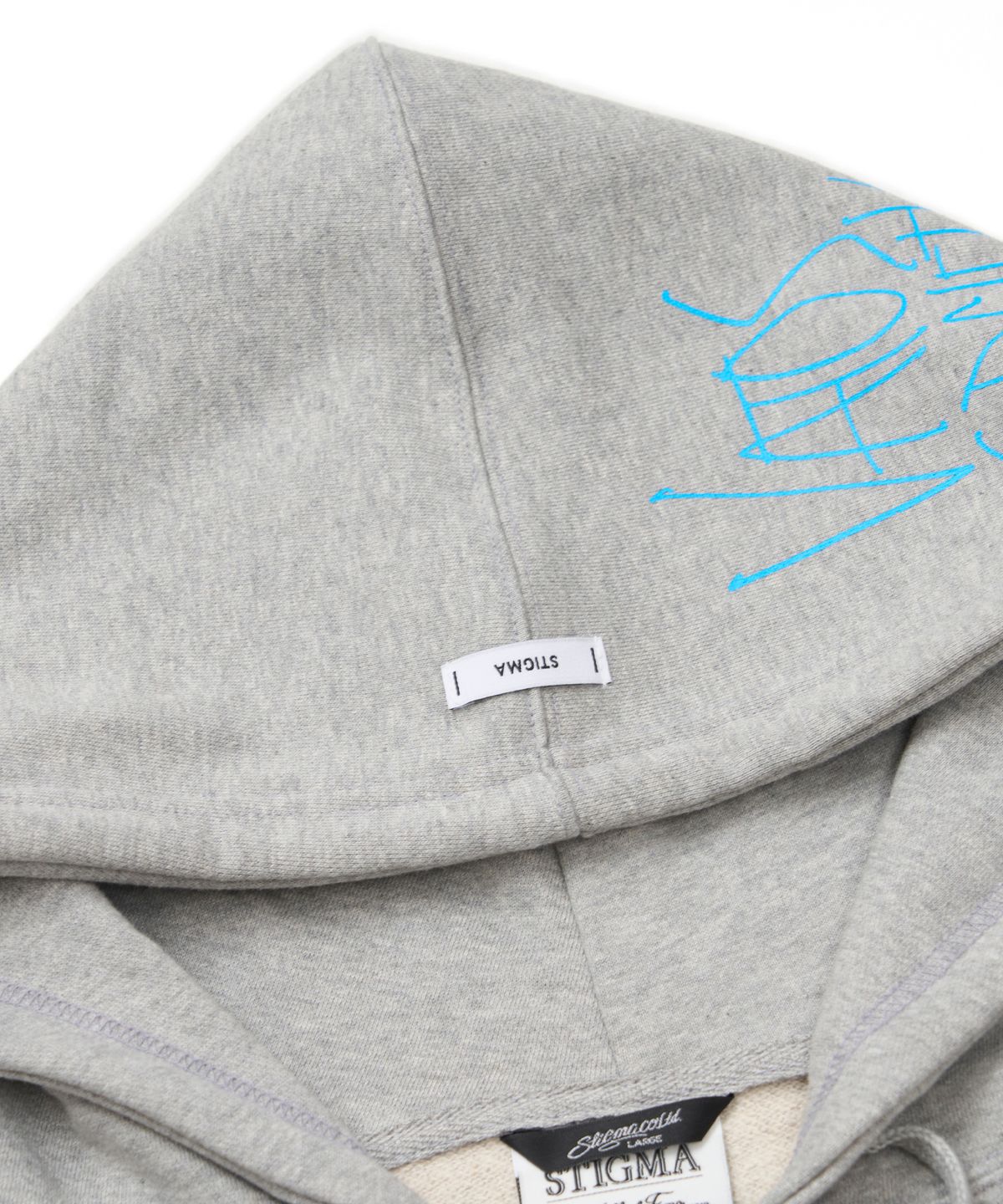 스티그마(STIGMA) The World Oversized Zip-up Hoodie Melange