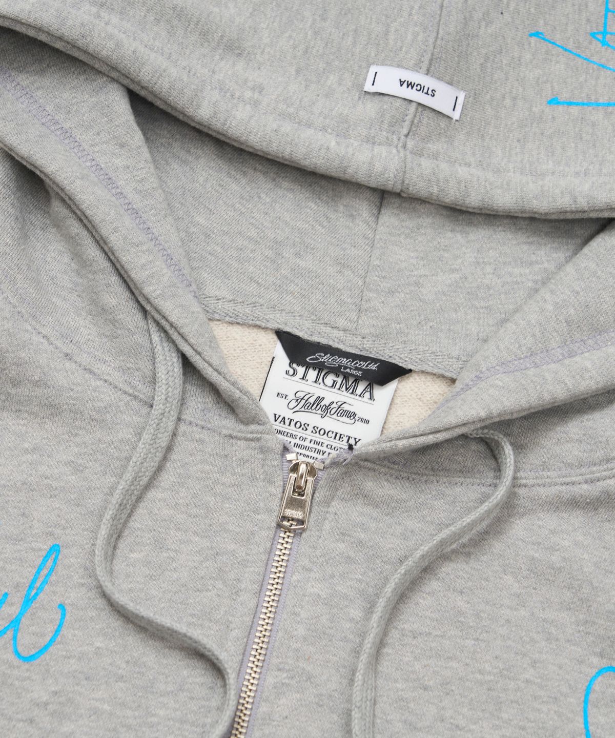 스티그마(STIGMA) The World Oversized Zip-up Hoodie Melange