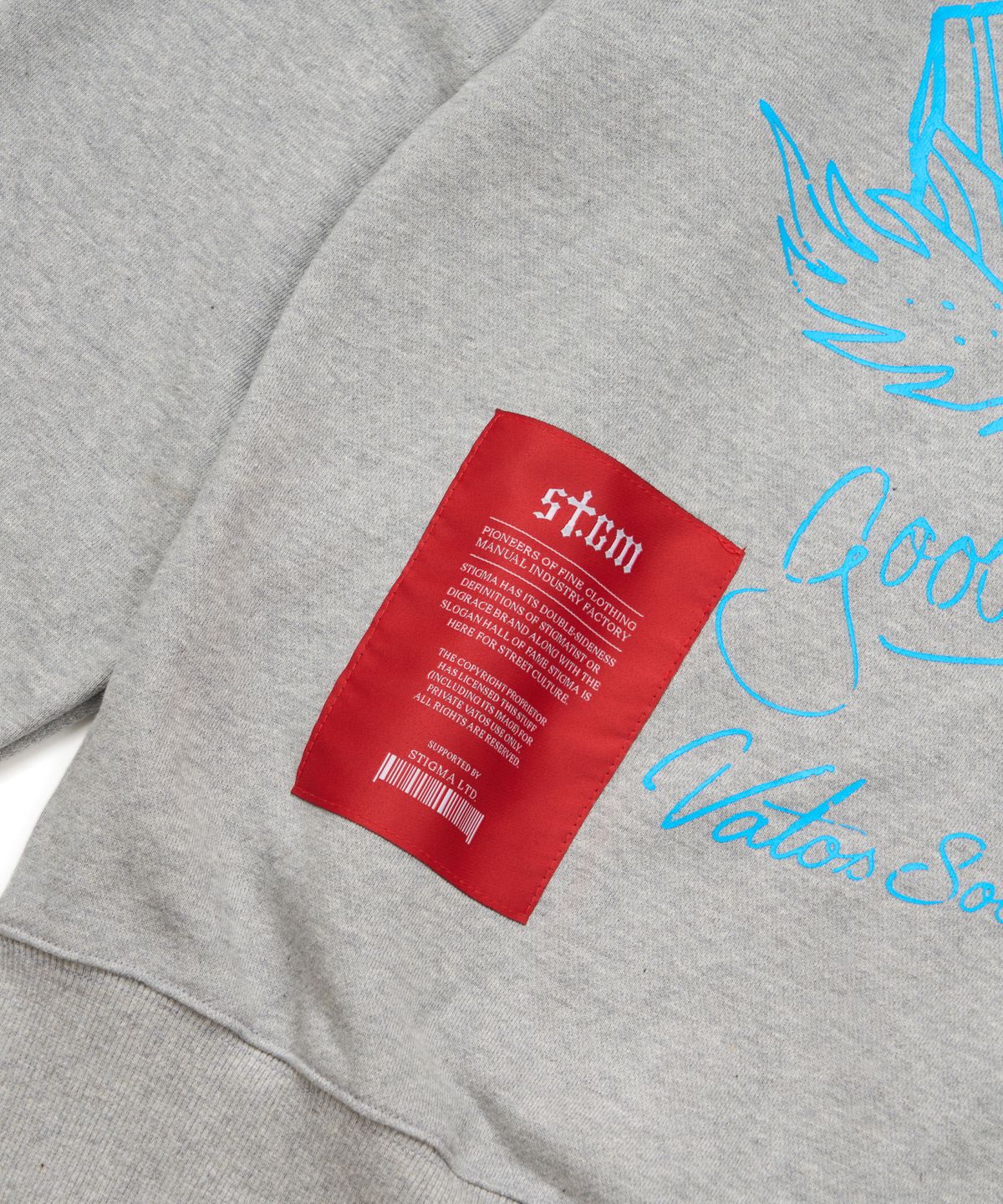 스티그마(STIGMA) The World Oversized Zip-up Hoodie Melange