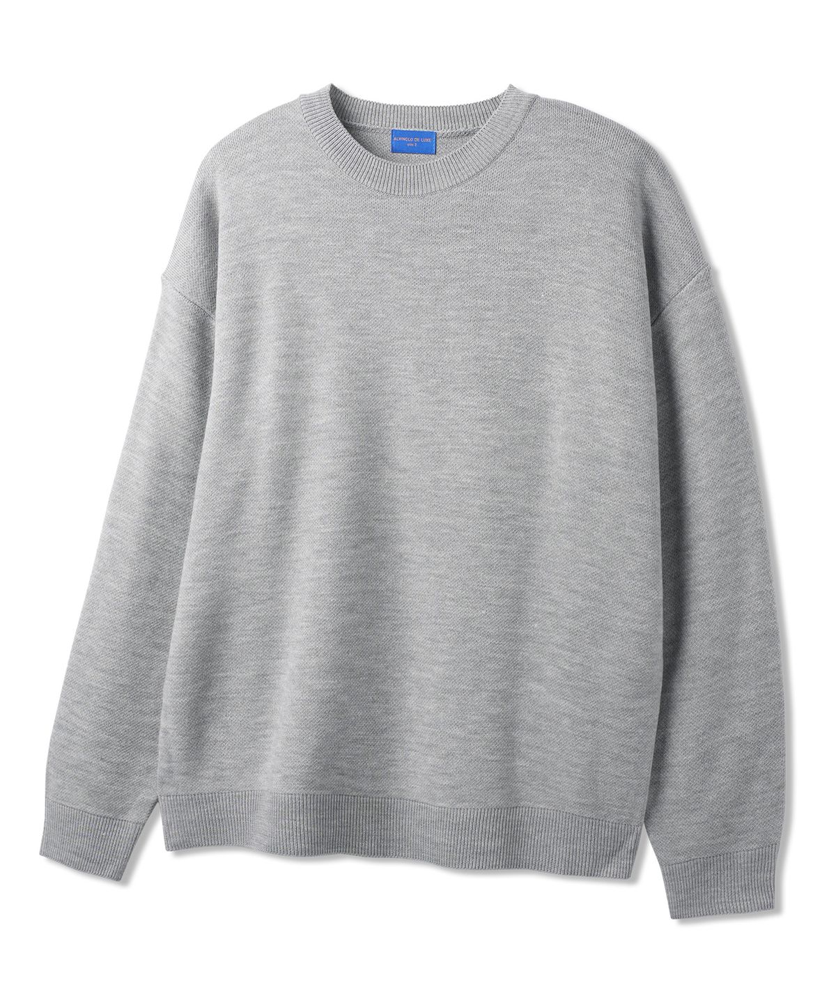 앨빈클로(ALVINCLO) [DE LUXE] 자카드 라운드 니트 DLX1501 (6 COLOR)