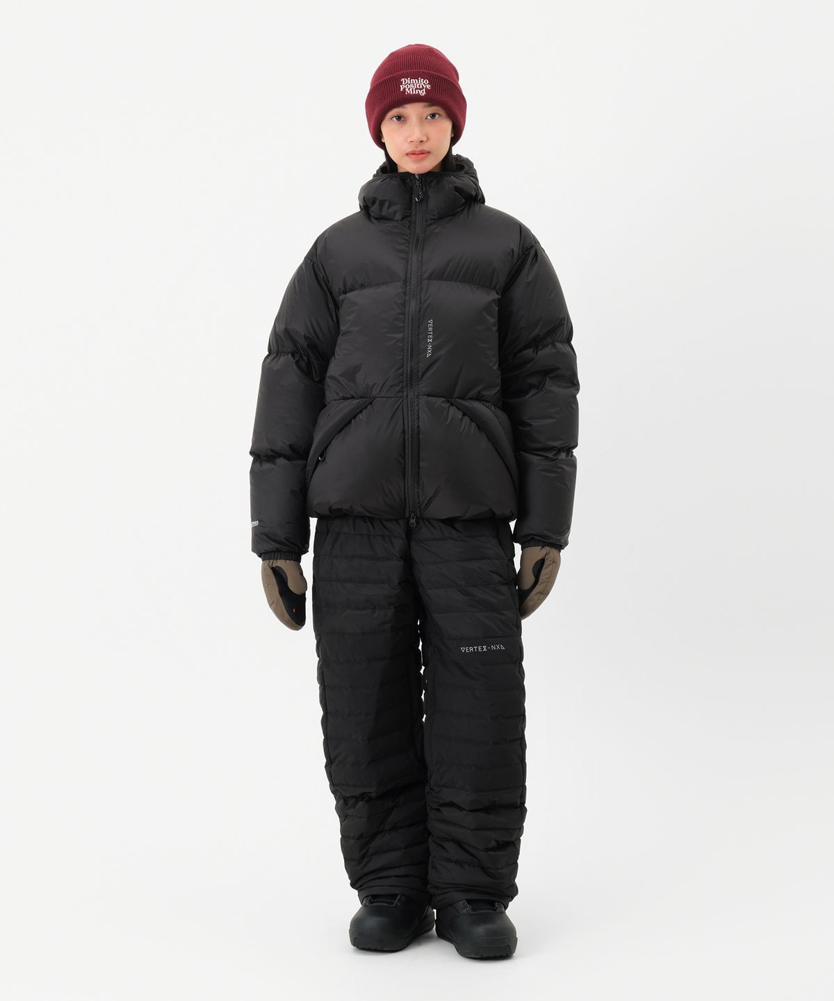 디미토(DIMITO) EASY DOWN PANTS BLACK