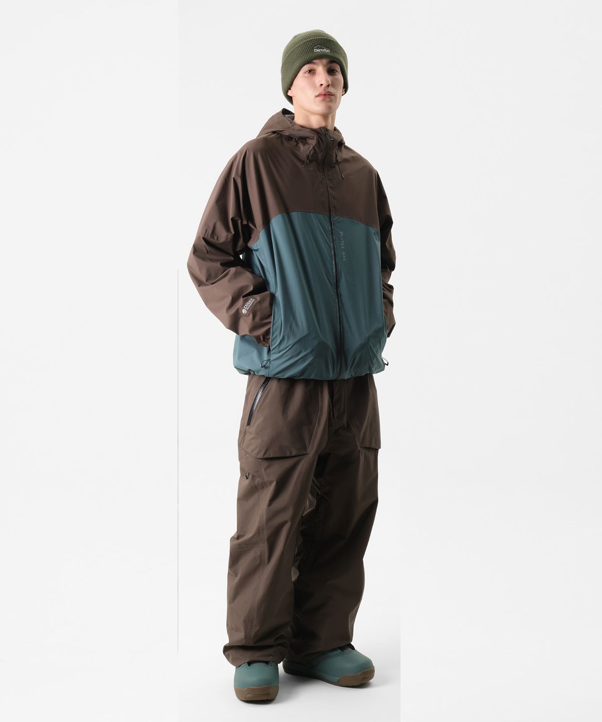 디미토(DIMITO) VTX WIND 3L JACKET DARK BROWN