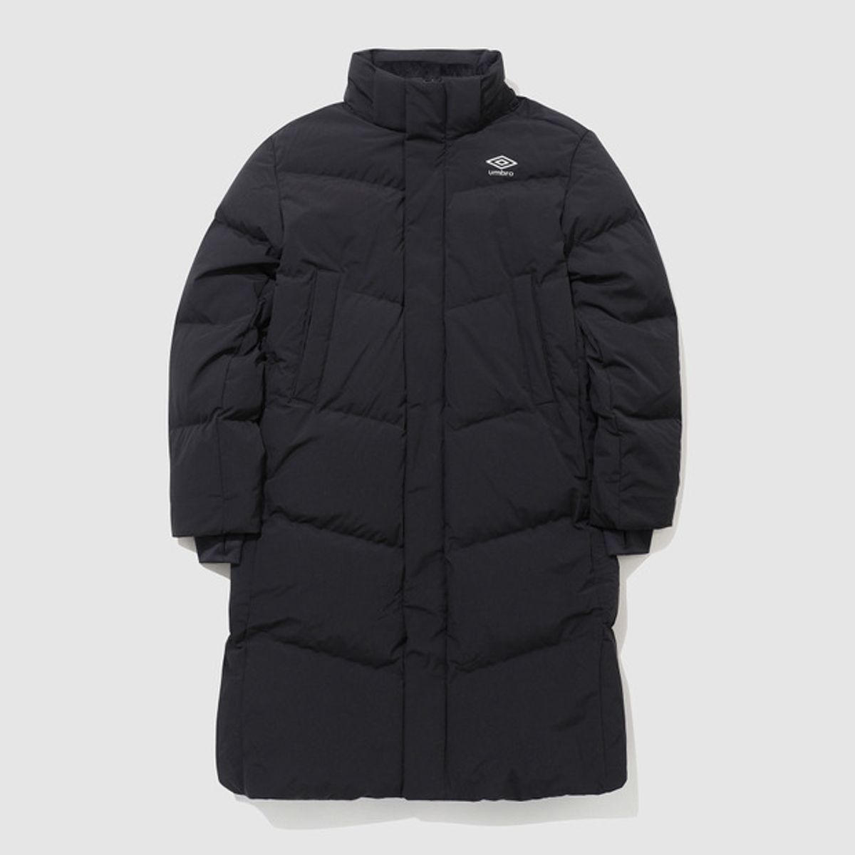 엄브로(UMBRO) 액티브 플라이트 롱 구스다운 자켓 블랙(UP423SDJN2)