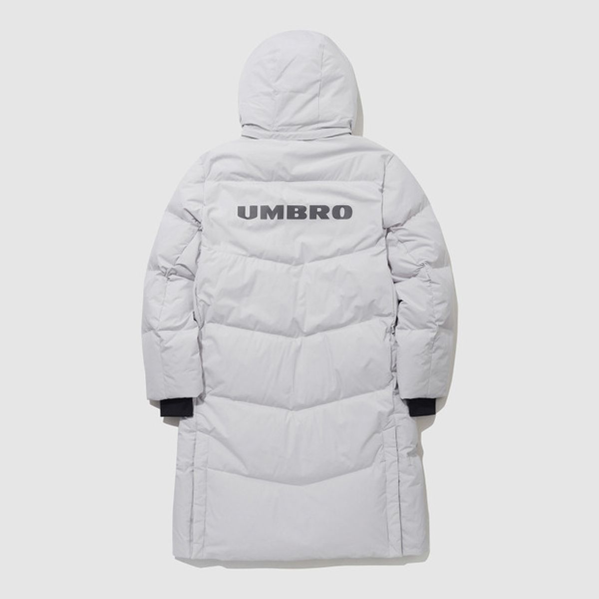 엄브로(UMBRO) 액티브 플라이트 롱 구스다운 자켓 그레이(UP423SDJN2)