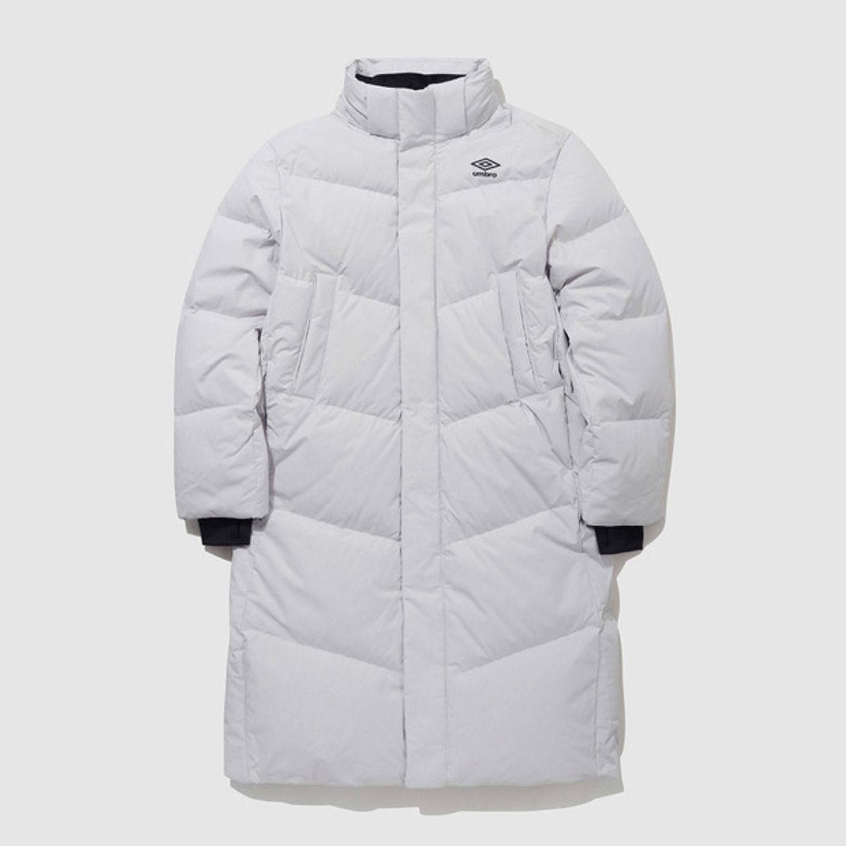 엄브로(UMBRO) 액티브 플라이트 롱 구스다운 자켓 그레이(UP423SDJN2)