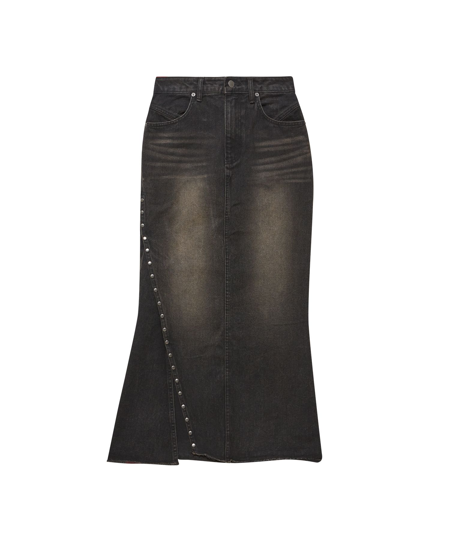 MUSINSA | INSTANTFUNK denim long skirt