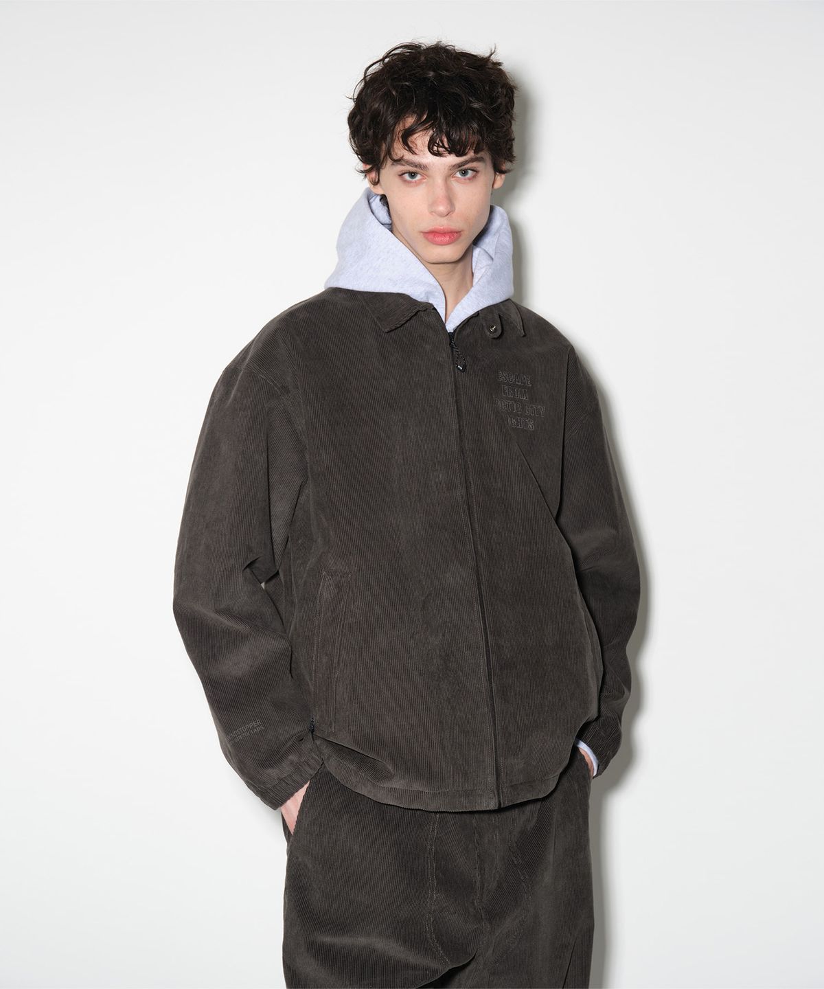 디미토(DIMITO) GTX CORDUROY JACKET SHADOW GREY