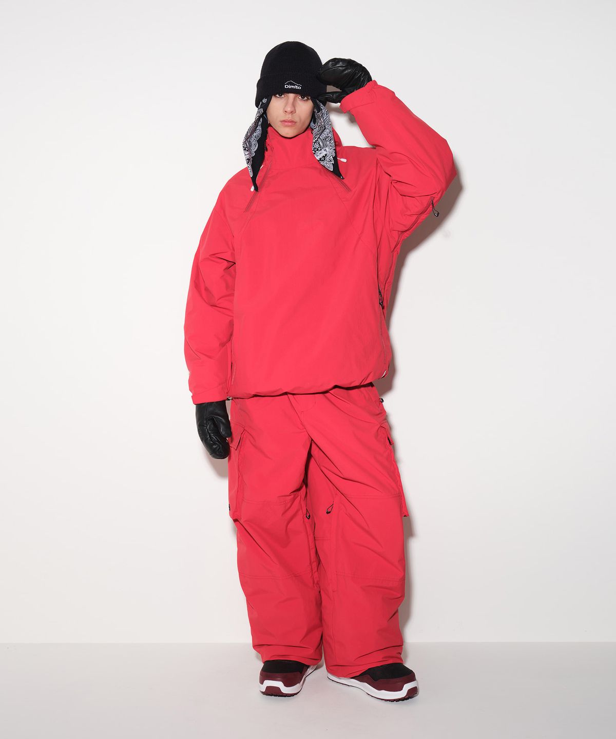 디미토(DIMITO) GTX PUFF PULLOVER JACKET RED