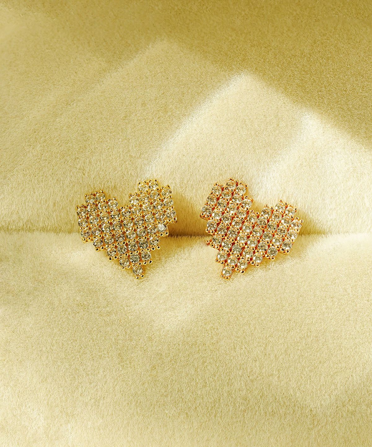 미니멀피어싱(MINIMALPIERCING) 14K 픽셀 하트 피어싱
