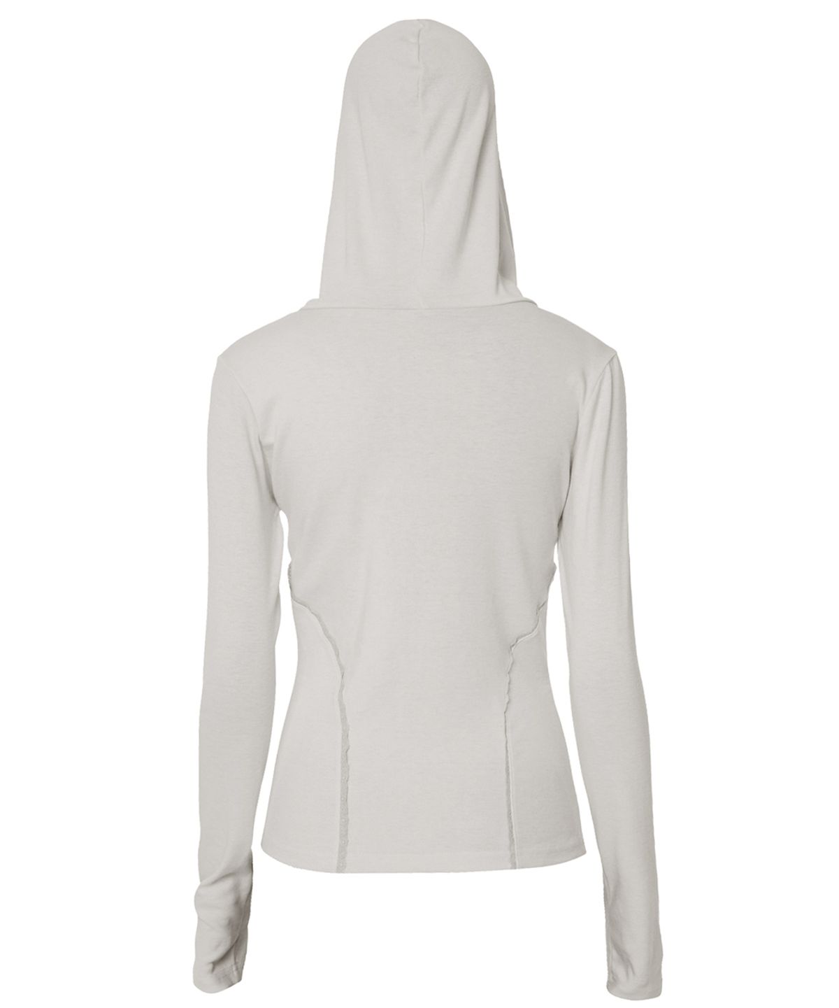 플레어업(FLAREUP) Button Up Lace Hoodie (FL-148_Cream Beige)
