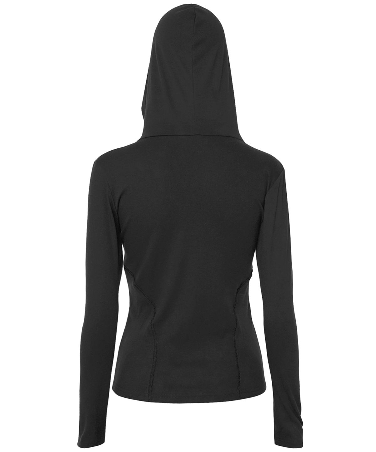 플레어업(FLAREUP) Button Up Lace Hoodie (FL-148_Black)