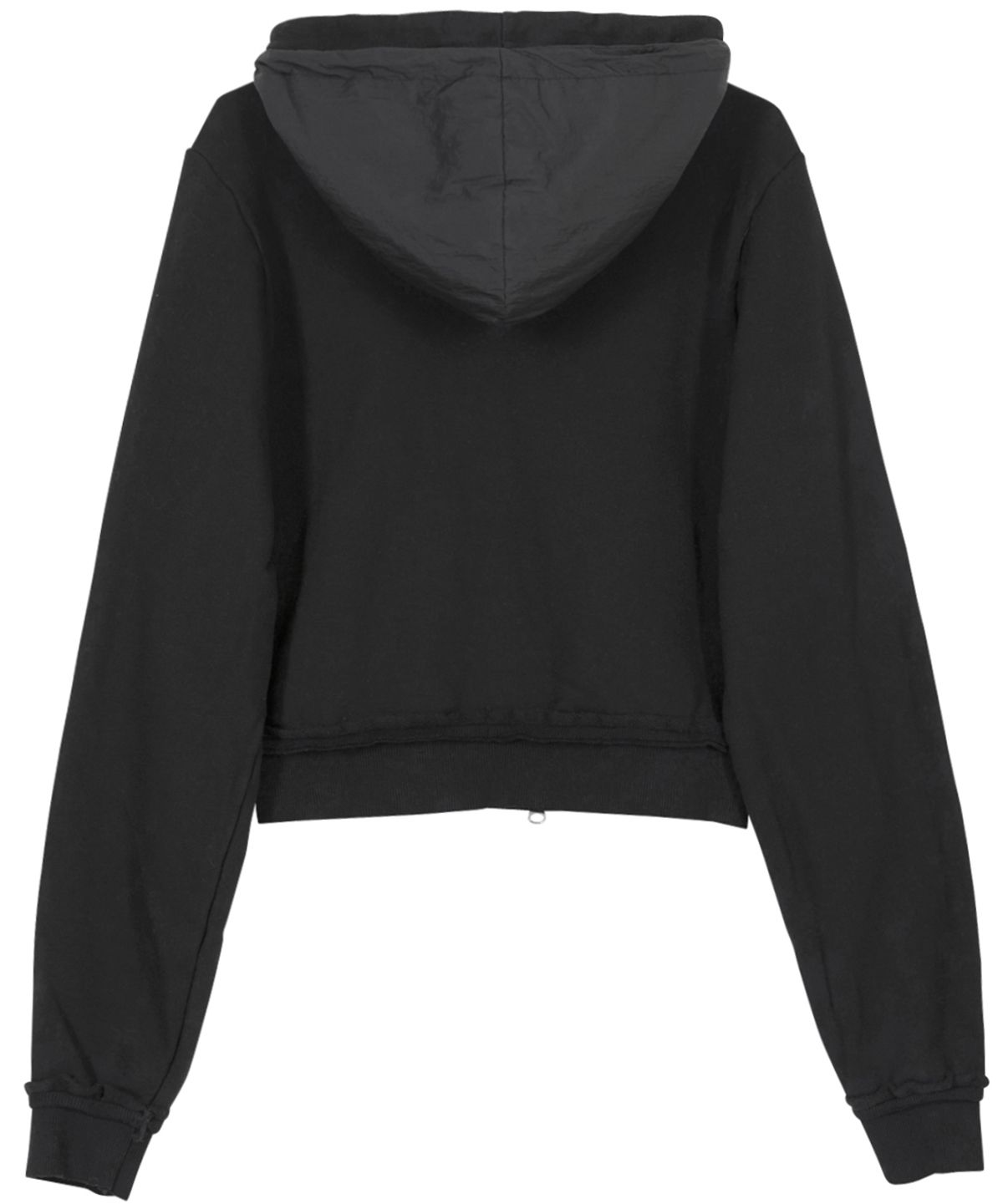 플레어업(FLAREUP) Layered Zip Hoodie (FL-150_Black)