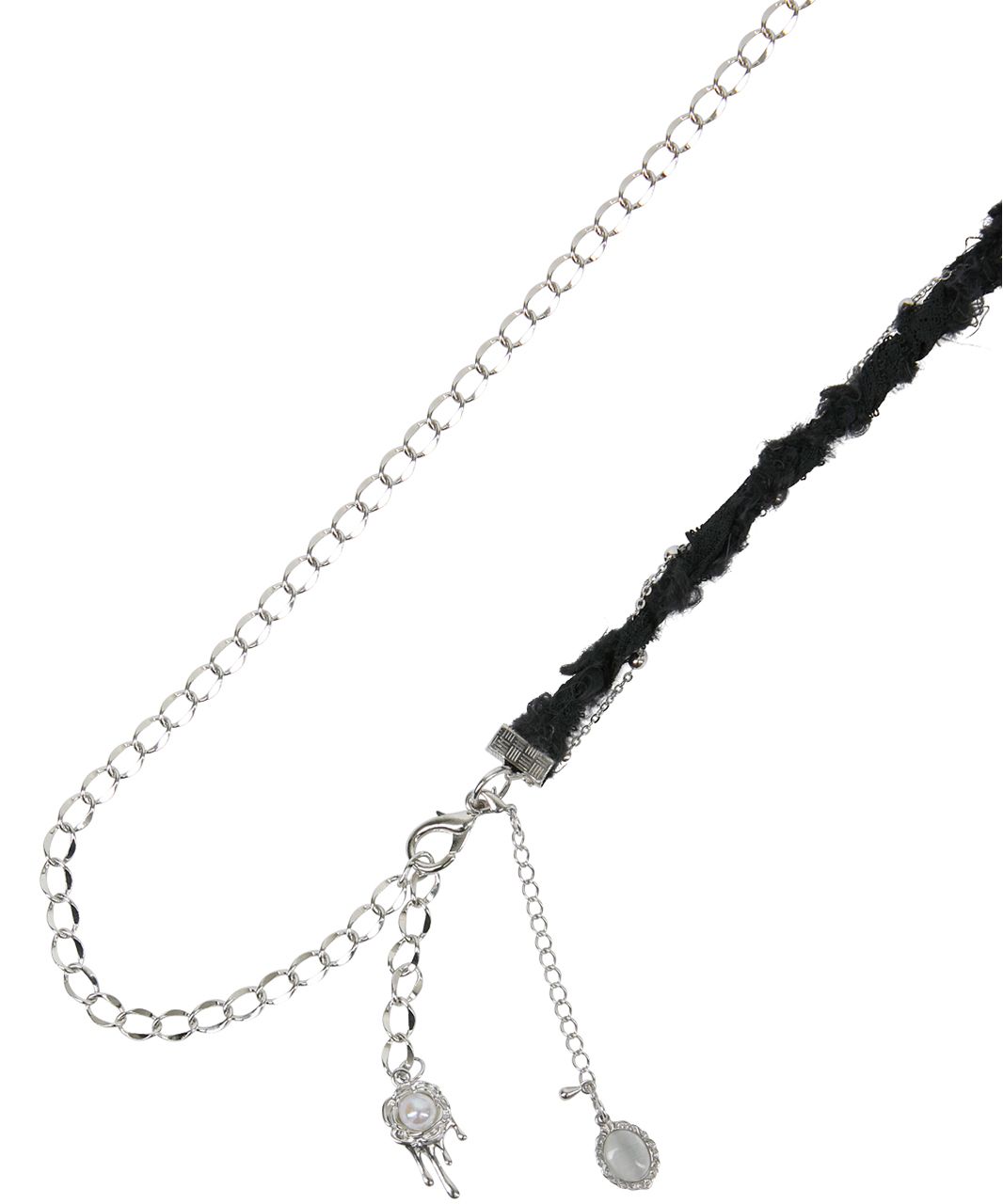 ★FLARE UP★ Braided Handmade Chain Belt FL732Gray FLAREUP] Braided Handmade Chain Belt (FL-732_Gray) – SellerWork