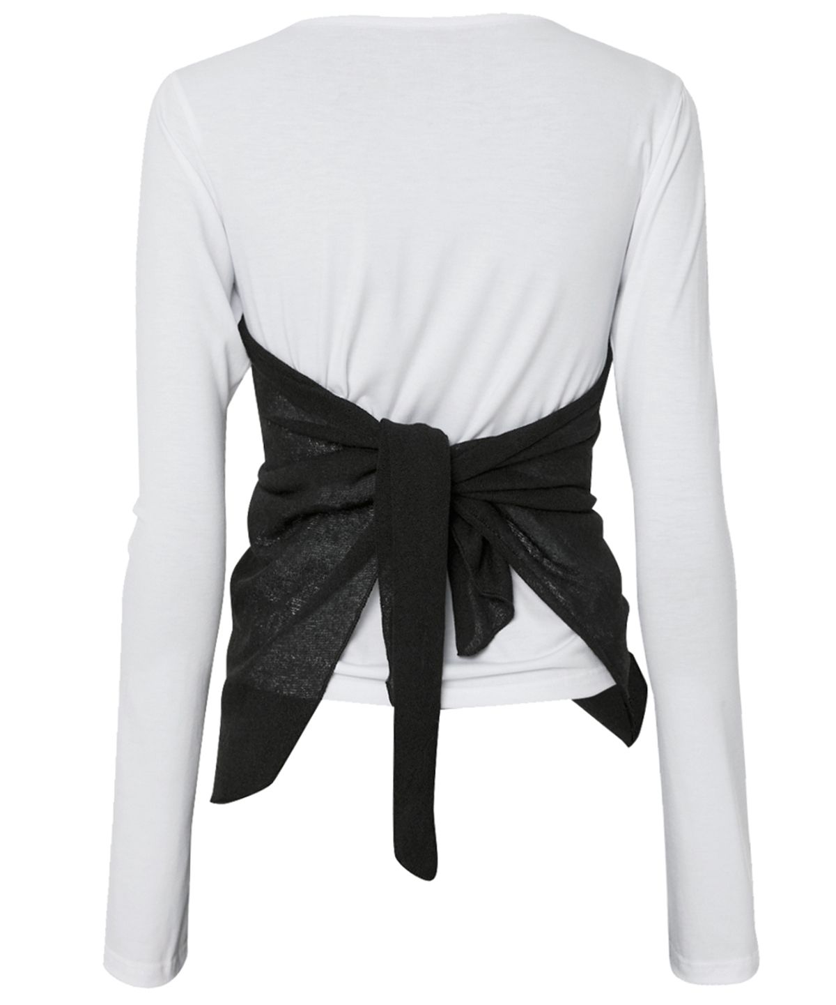 플레어업(FLAREUP) Bustier Layered Long Sleeve (FL-152_White)