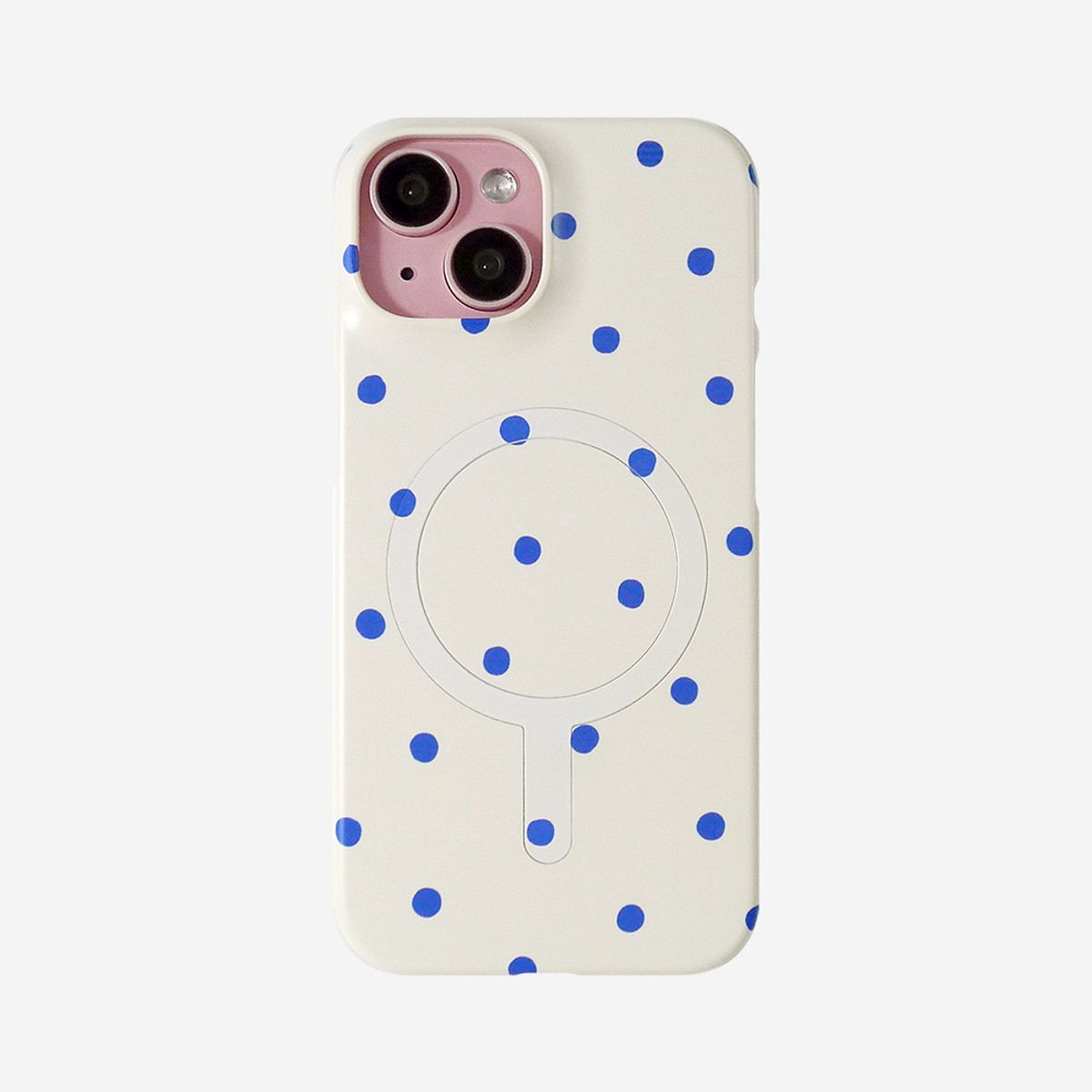 러브오낫(LOVE OR NOT) 맥세이프하드/카드수납_Blue Balls-Ivory Magsafe Hard/Card Phonecase