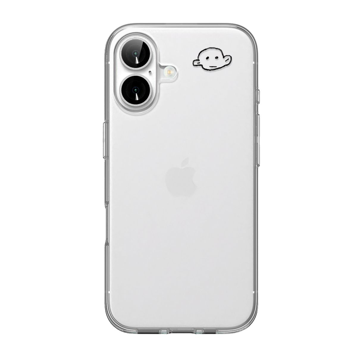 어라운드집(AROUND.ZIP) [아이폰17] JUST LIVE 시리즈 디자인 아이폰 시리즈 투명 젤리 케이스