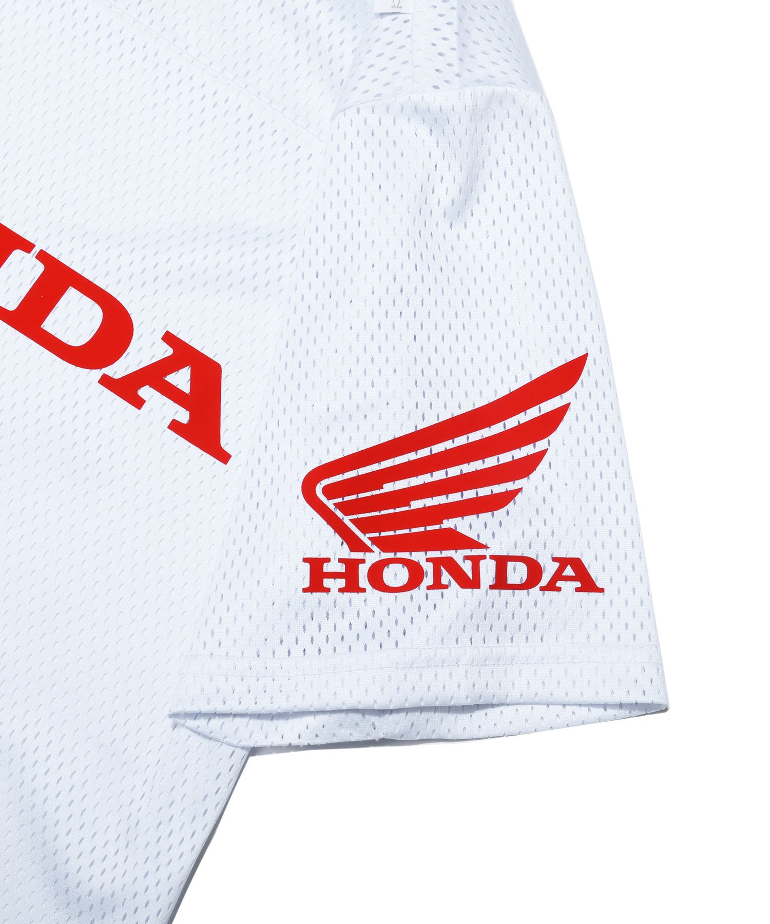 MUSINSA | Honda Motorcycle Honda VTG Track Mesh T-shirt_White