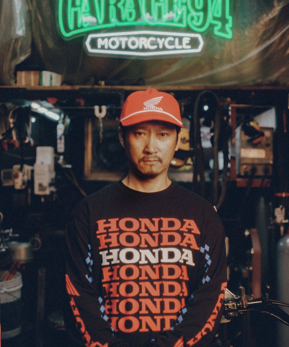 핍스 모터사이클(PHYPS MOTORCYCLE) Honda VTG Trucker Cap_Red