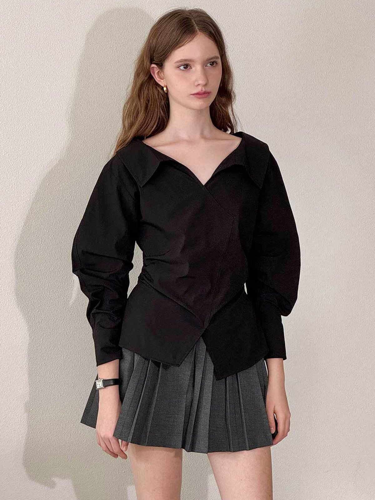 로트르드민(LAUTREDE MIN) Lautre Amanda White Off - shirts