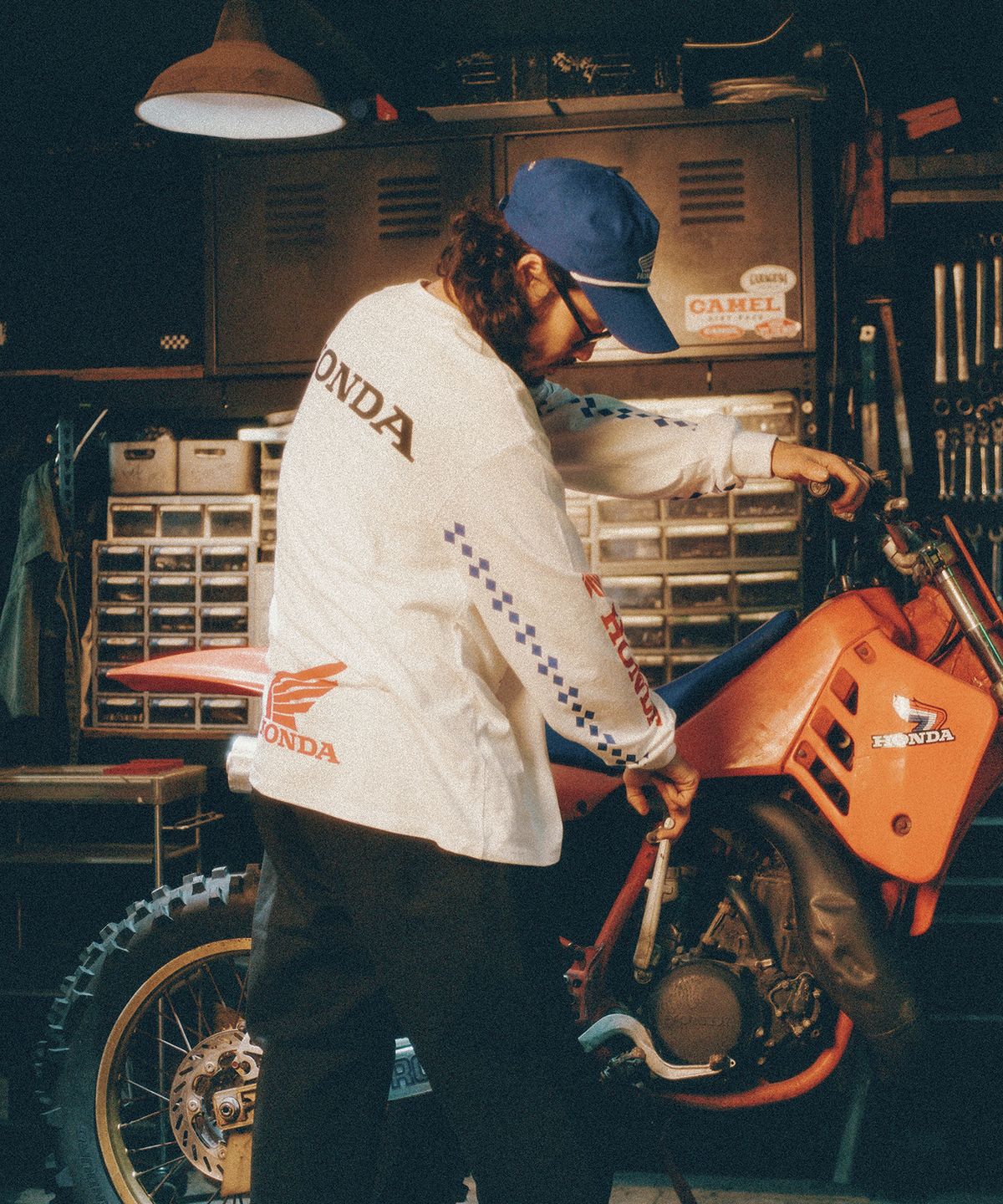 핍스 모터사이클(PHYPS MOTORCYCLE) Honda VTG Trucker Cap_Blue