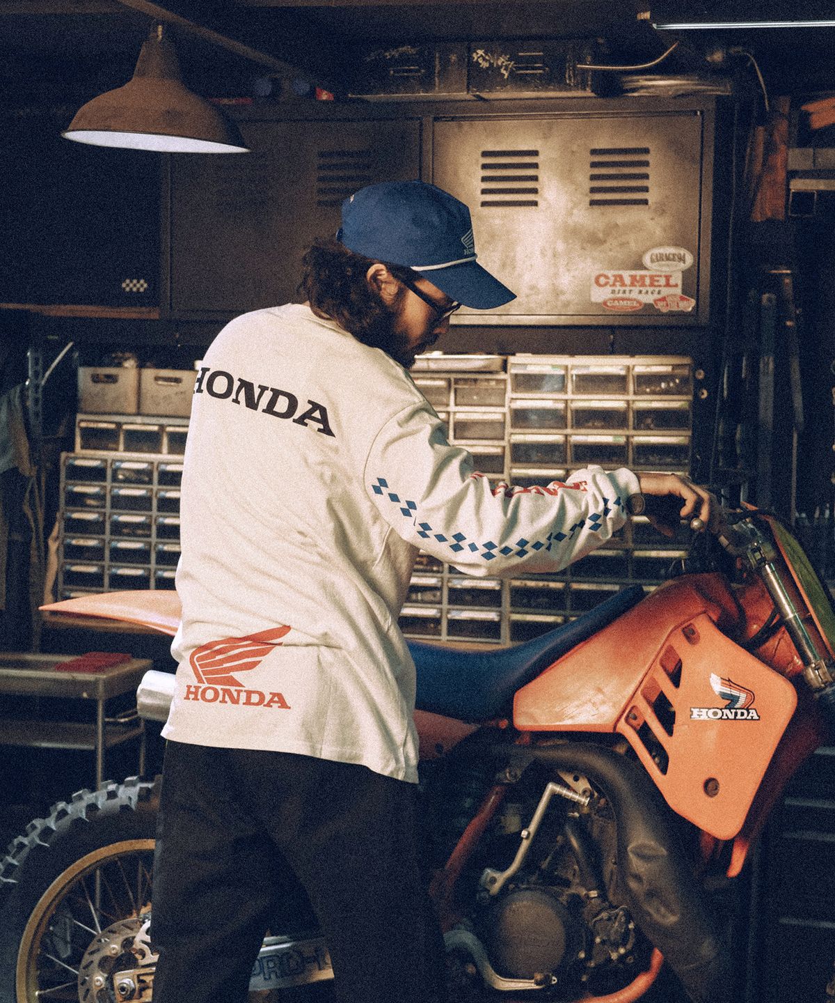 핍스 모터사이클(PHYPS MOTORCYCLE) Honda VTG Trucker Cap_Blue
