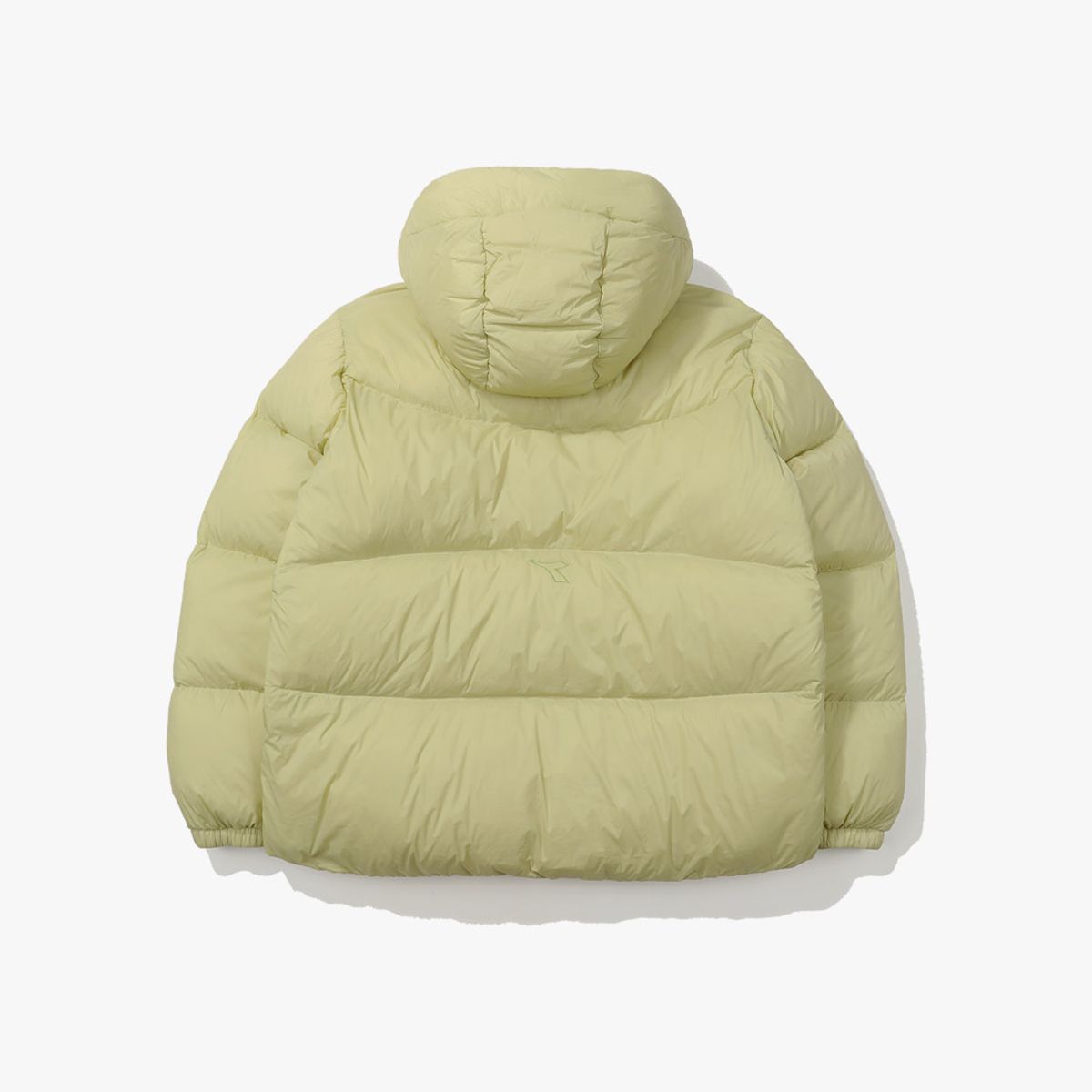 디아도라(diadora) 베라피우마 후드 푸퍼 패딩 자켓 LIME