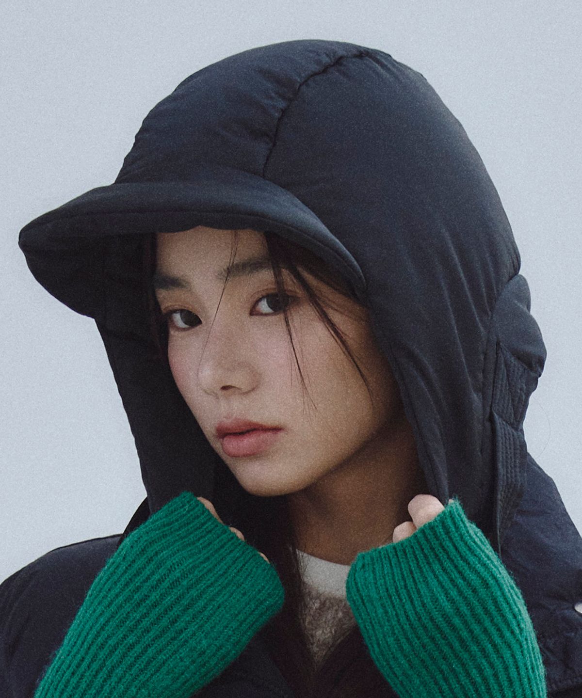더그린랩(THE GREEN LAB) 패딩 바라클라바 [블랙]