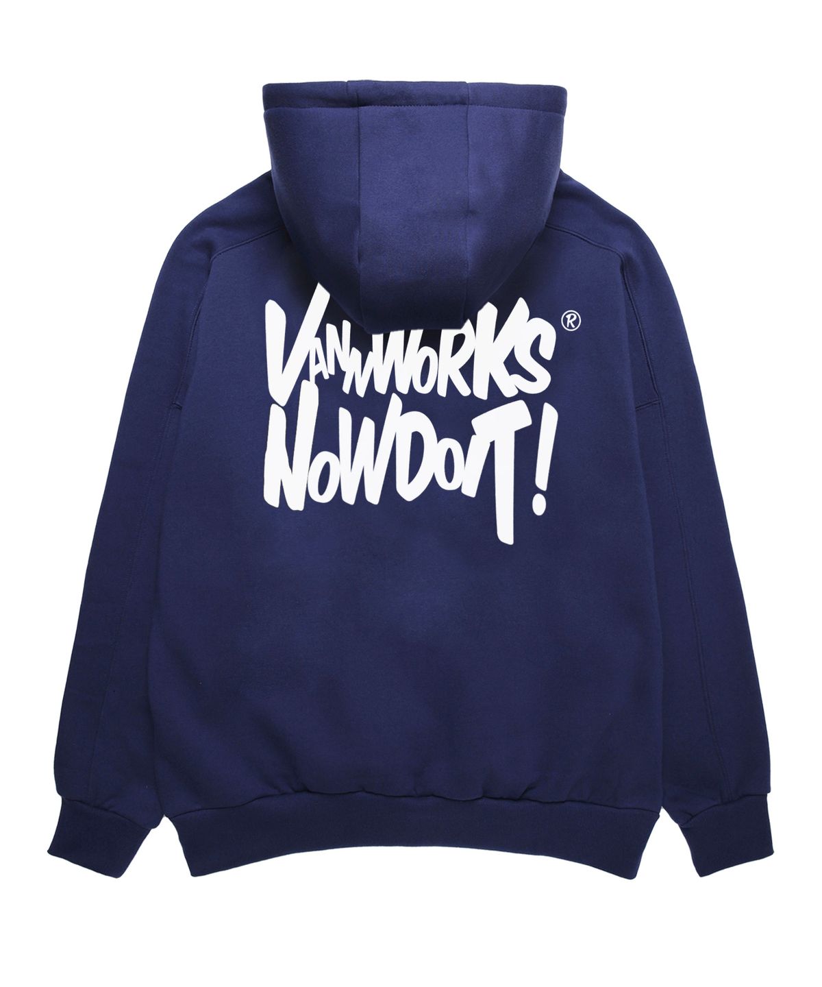 밴웍스(VANNWORKS) NOW DOIT 오버핏 후드 (VLS0107) 딥블루