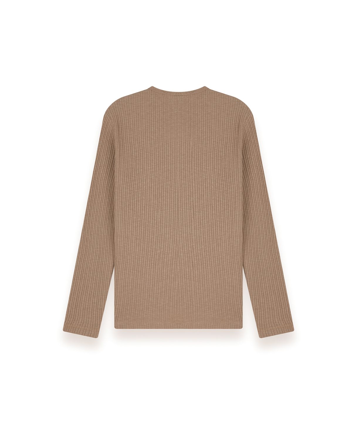 알포(R-4) R-0036 / R4-SIGNATURE HENLEY NECK LONGSLEEVE(BEIGE)
