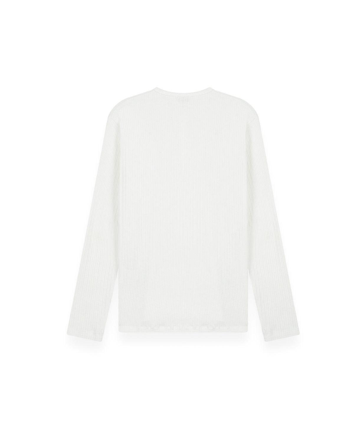 알포(R-4) R-0036 / R4-SIGNATURE HENLEY NECK LONGSLEEVE(WHITE)