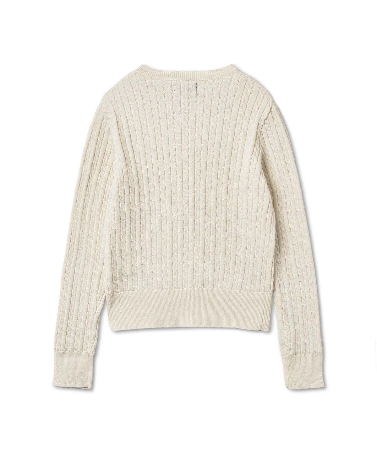 폴로 랄프 로렌 칠드런(POLO RALPH LAUREN CHILDREN) 케이블 니트 코튼 카디건-내추럴101
