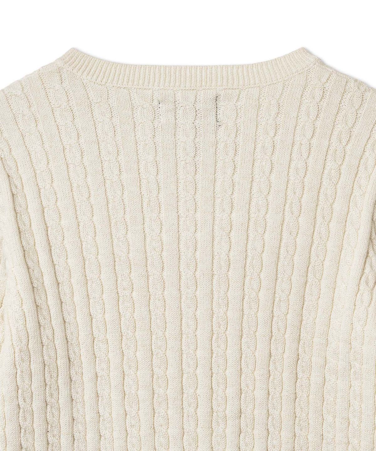 폴로 랄프 로렌 칠드런(POLO RALPH LAUREN CHILDREN) 케이블 니트 코튼 카디건-내추럴101